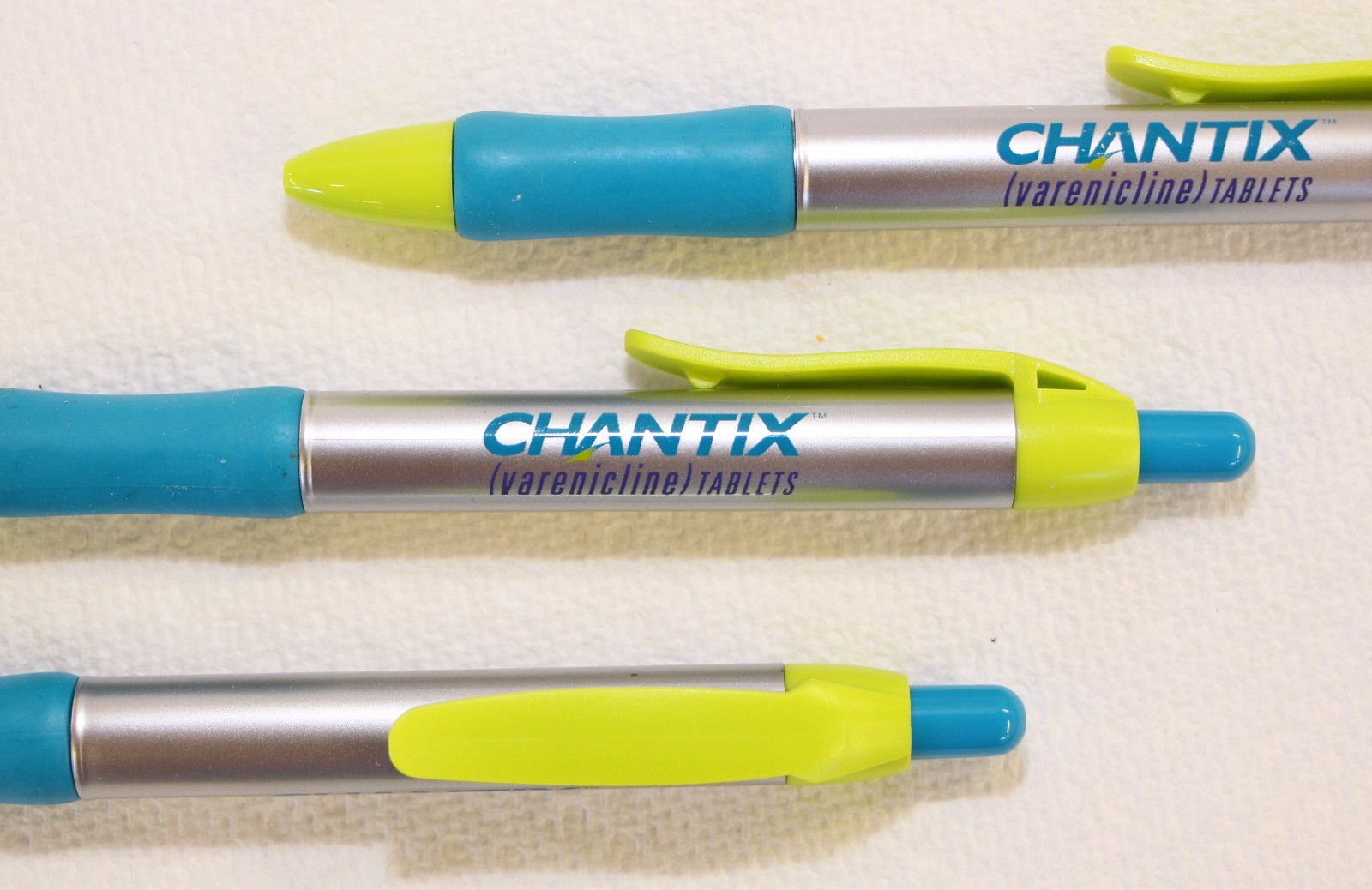 4 Plastic Pharmaceutical Pens New
