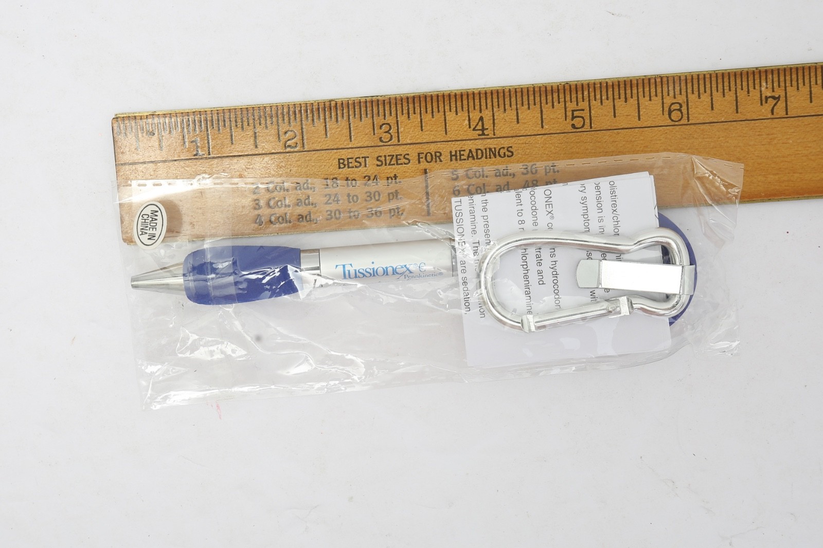 Tussionex Pennkinetic Pharma Promo Retractable Pen Hydrocodone Chlorpheniramine