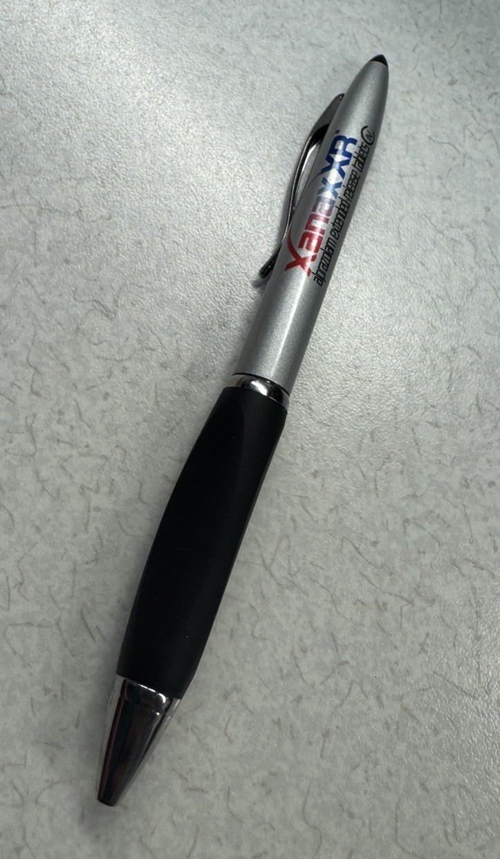 XANAX XR Alprazolam PEN: Silver- Metal – Ball Point-Pharmaceutical Promo