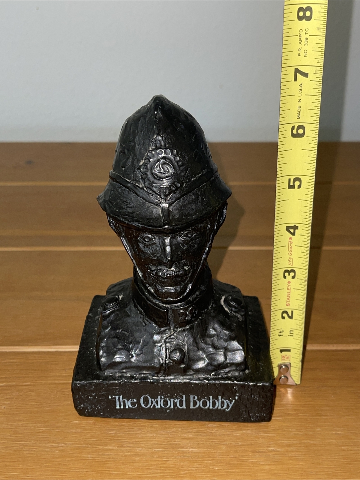 1977 Oxford Bobby Figure Bust Bristol Laboratories Tegopen Promotional Statue