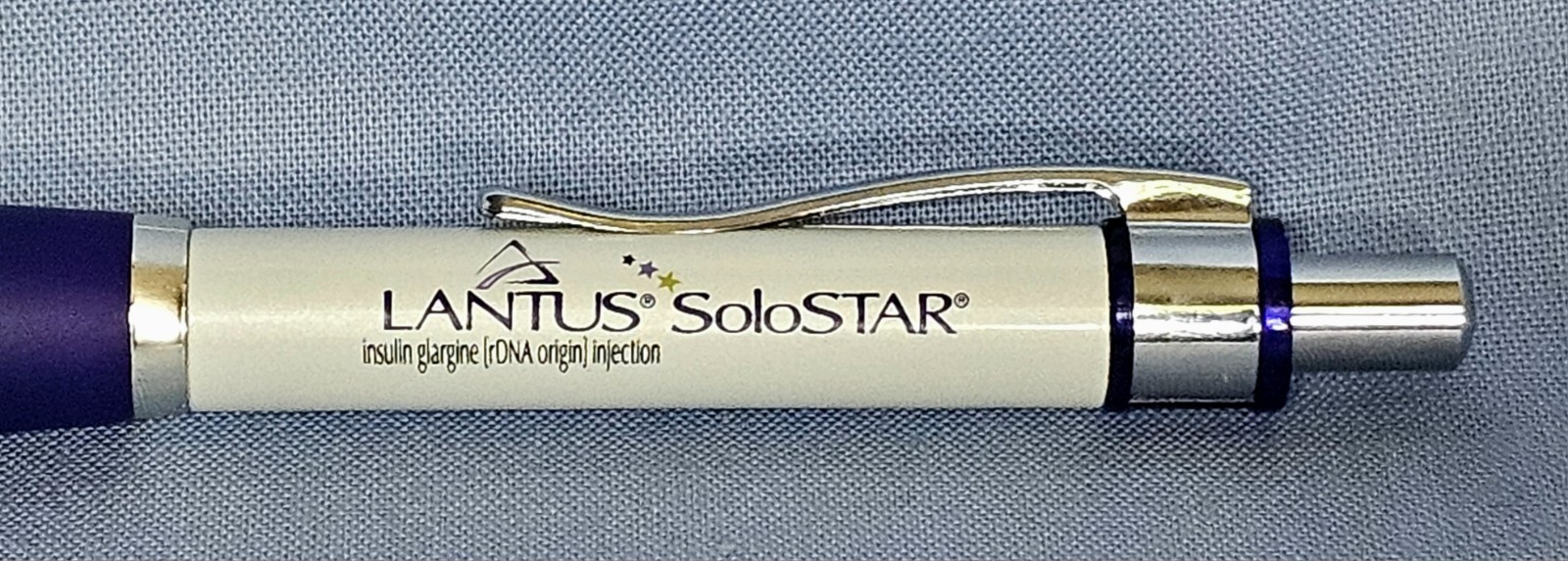 Drug REP Ink Pen LANTUS Solostar Pharmaceutical Collectible Advertising Swag NEW