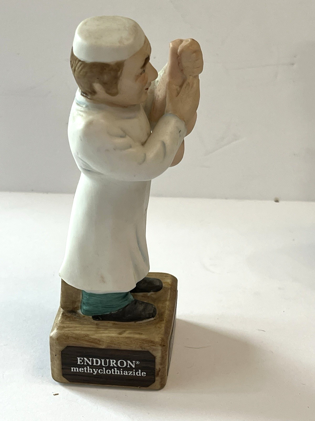 Vintage Doctor Figurines Big Pharma Abbott Cobid Obstetrician Internist