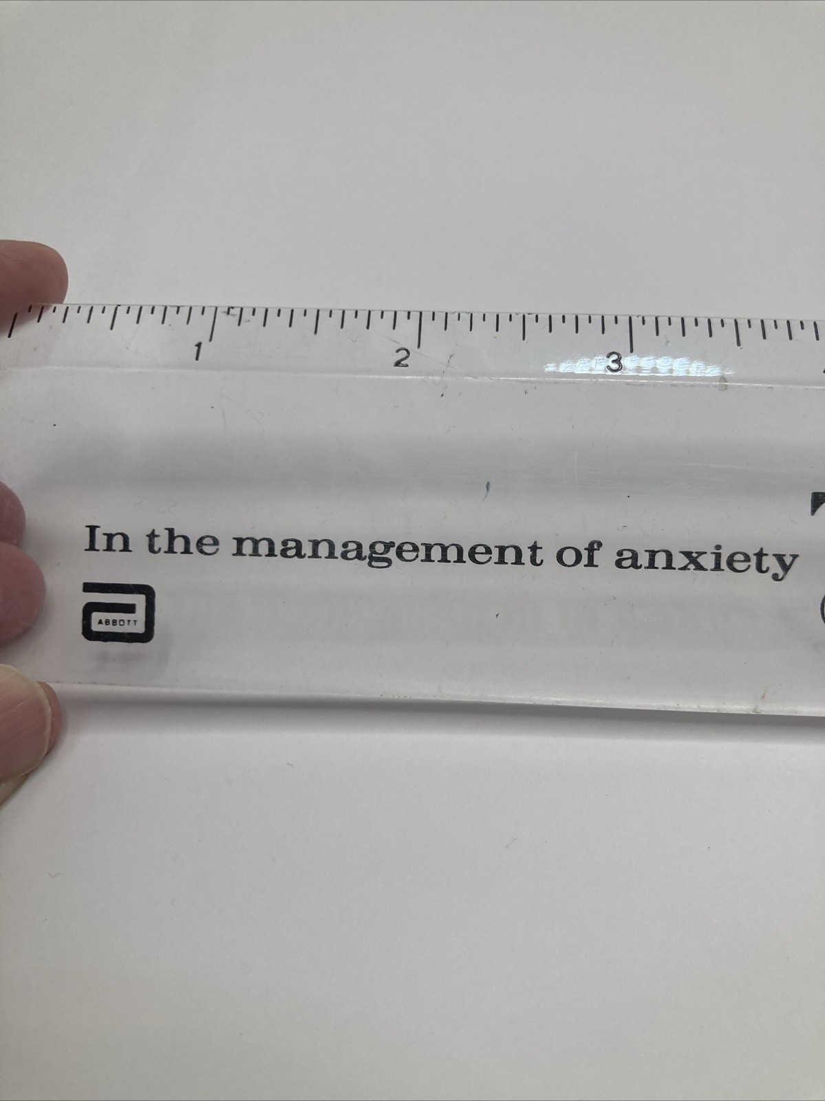 VINTAGE TRANXENE PHARMA COLLECTIBLE RULER DRUG REP PROMO VINTAGE SWAG
