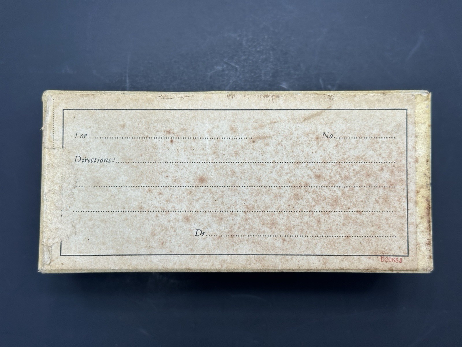 PARKE DAVIS GLASEPTIC ADRENALIN VAPORIZER VINTAGE BOX PAPERS PRESCRIPTION ON TOP