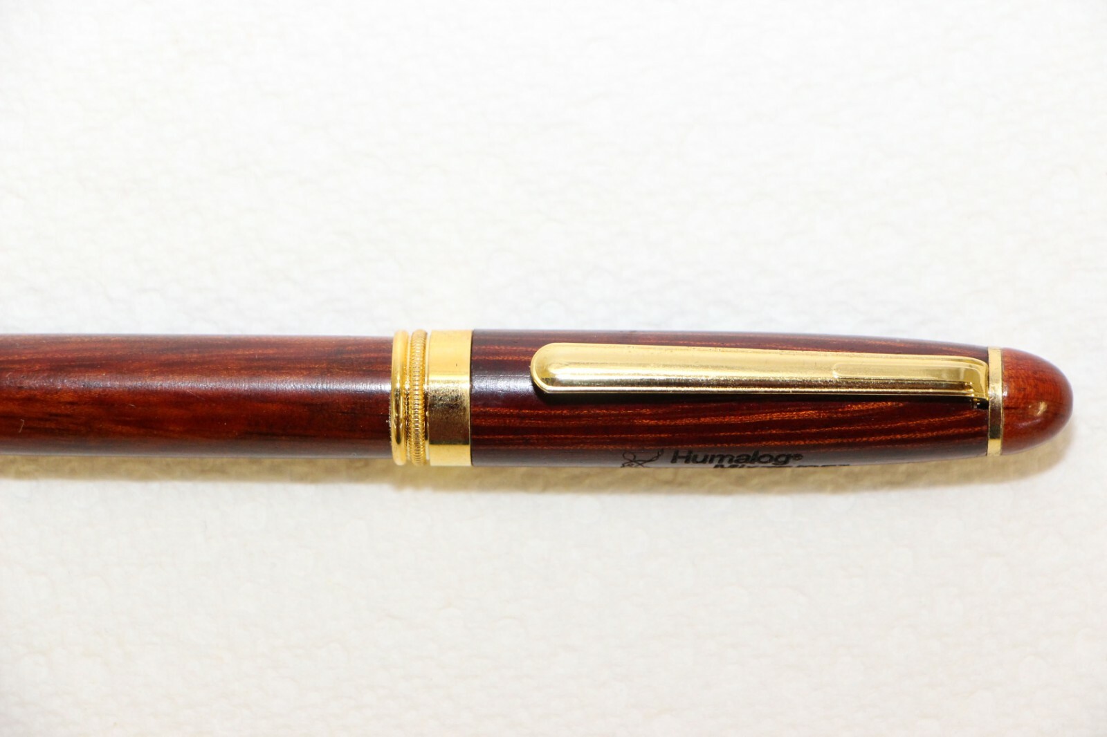 Pharmaceutical Drug Rep Pen Humalog Mix 75/25 Doctor Issue Wooden Barrel NEW
