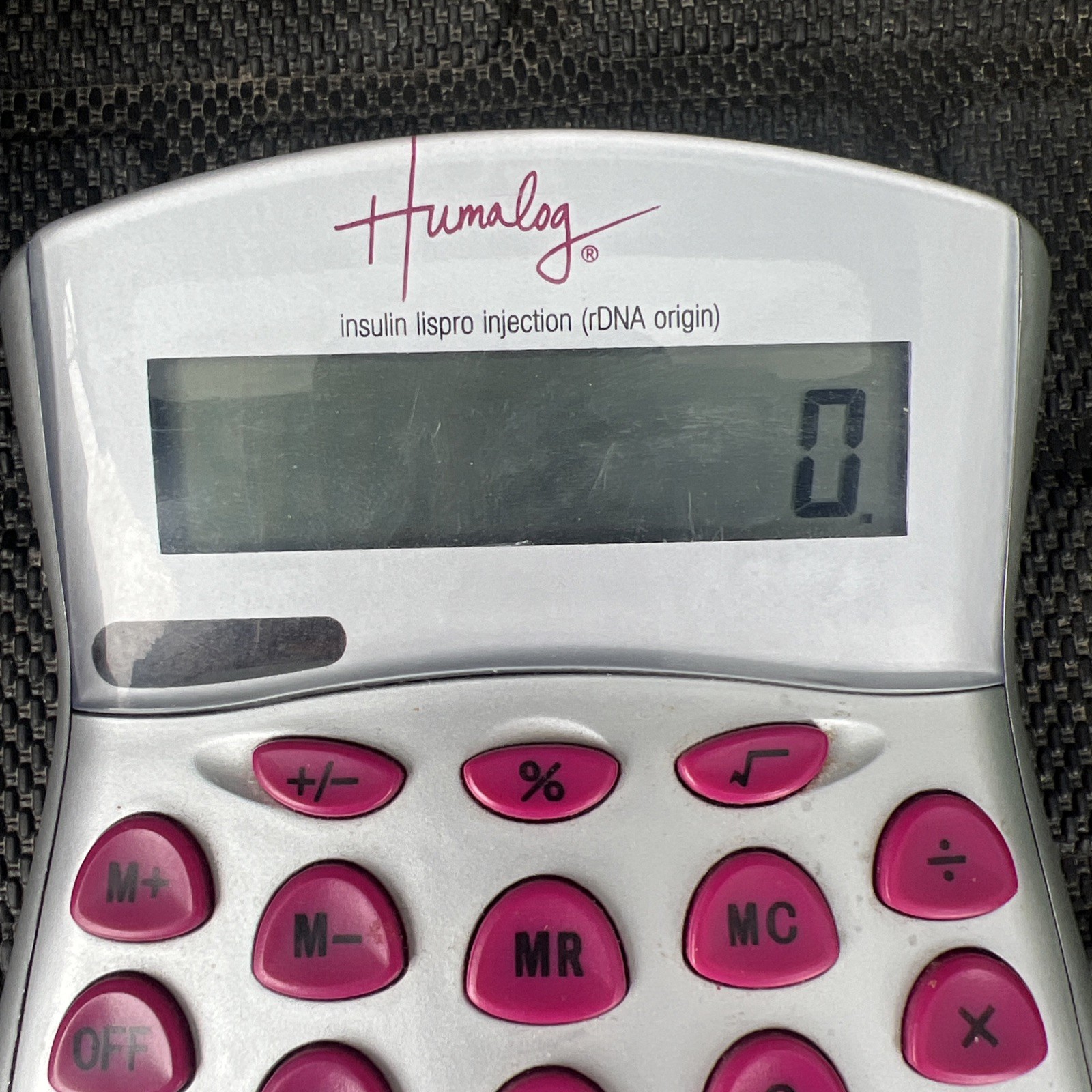 4-Humalog Medical Drug Rep Pharmaceutical Calculator Collectible Advertising