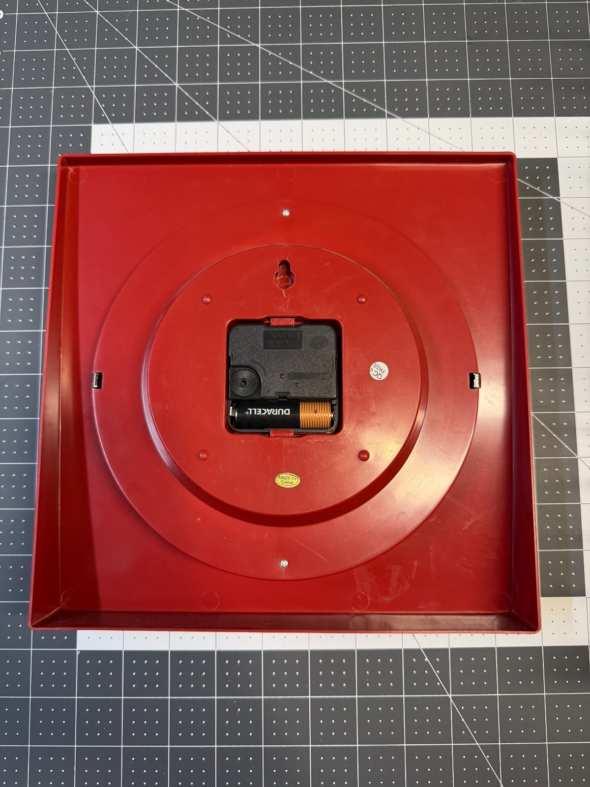 Lexapro Escitalopram Oxalate Red Promotional Square Wall Clock