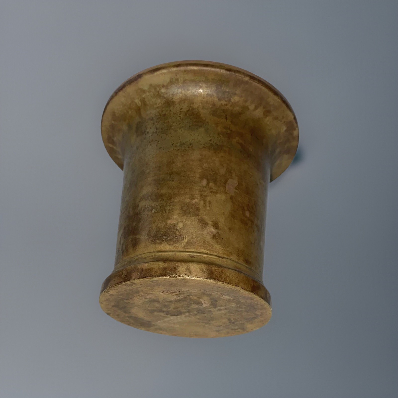 VINTAGE APOTHECARY BRASS MORTAR CHEMIST HERBS KITCHEN HEAVY 3.5 LBS
