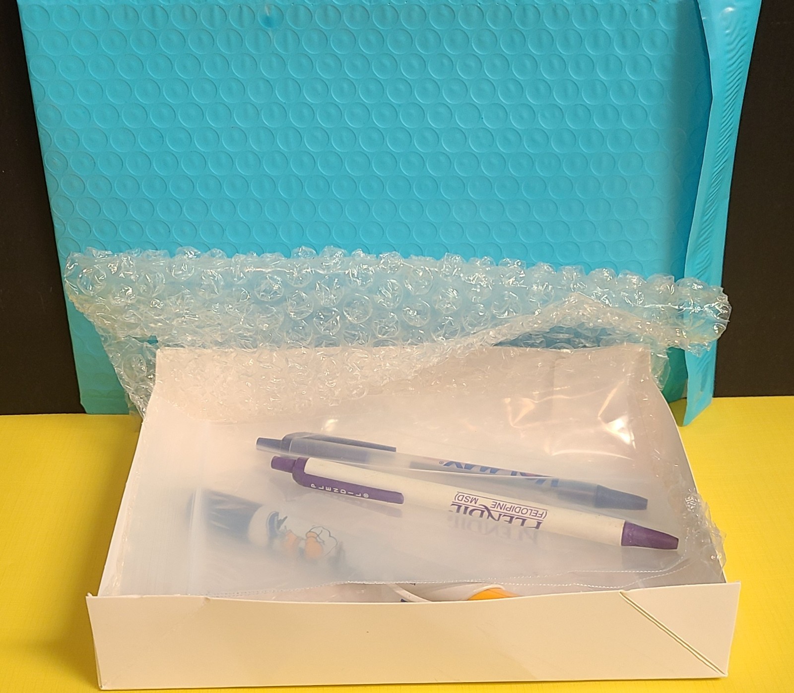 1992 Pharmaceutical Drug Rep Ad Promo Writing Pens *Bactroban *Plendil *Volmax