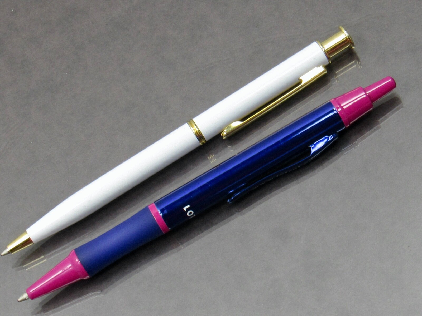Lotrel Metal PENS Drug Rep Pharmaceutical Promo Medical Advertising Lot of 2