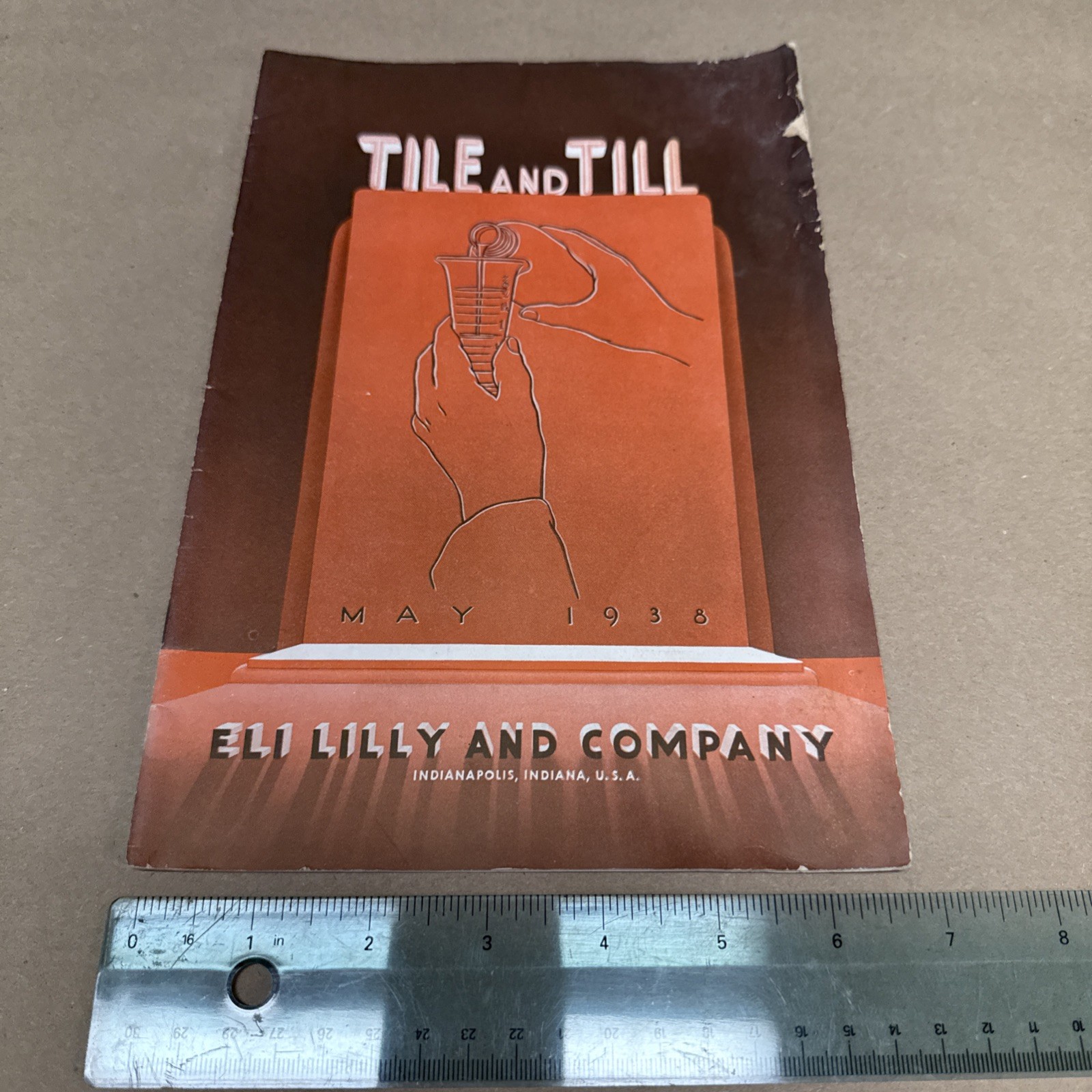 Tile And Till Magazine Eli Lilly And Company May 1938 Indianapolis Indiana