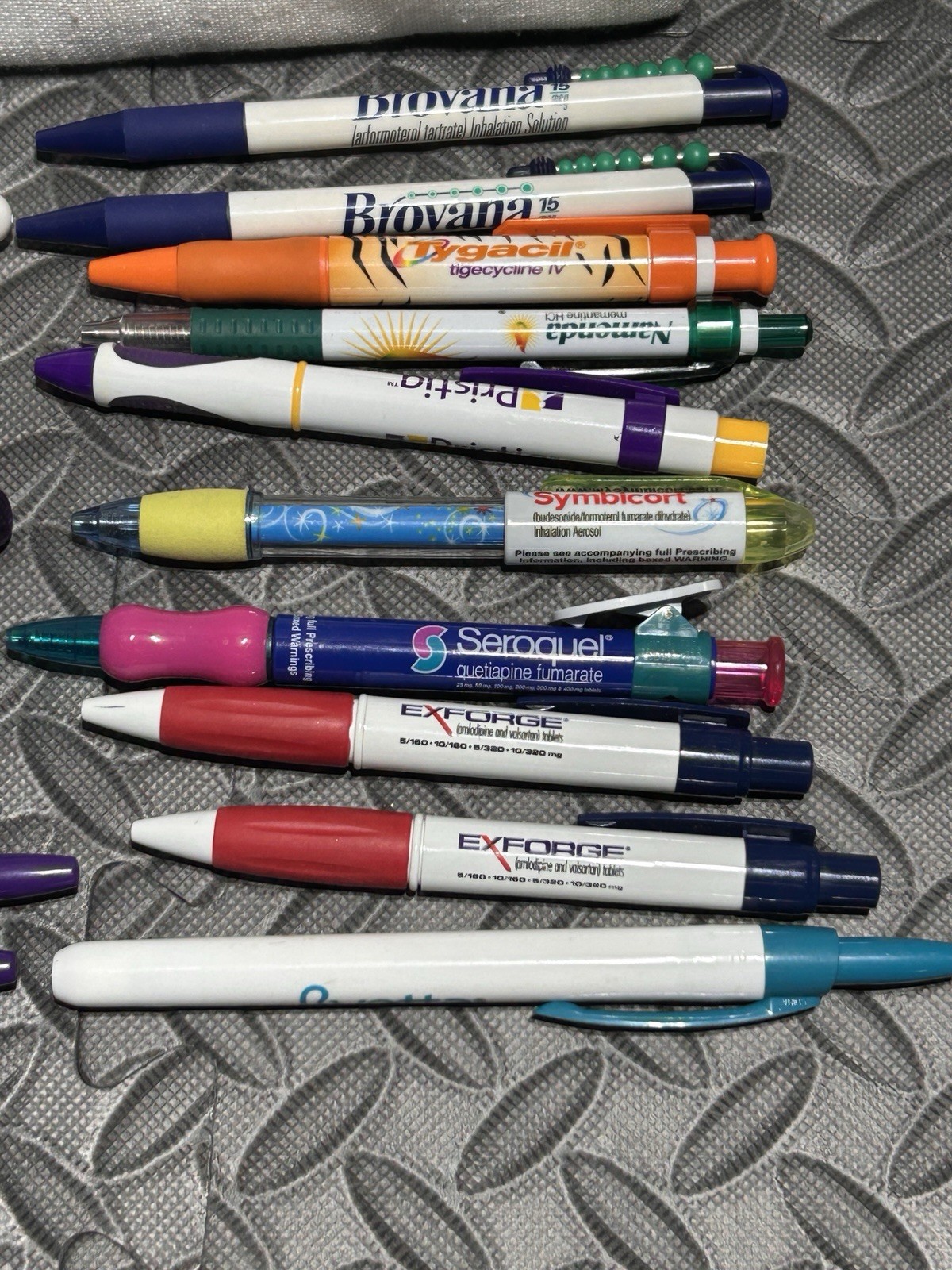 Lot of 18 Pens 3 Highlighters Drug Rep Pharmaceutical Promo Medical Advertising