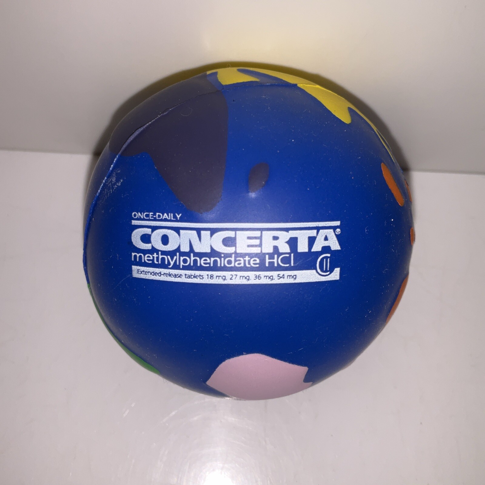 VTG GLOBE STRESS BALL PHARMA MEDICAL REP LOGO NEW !