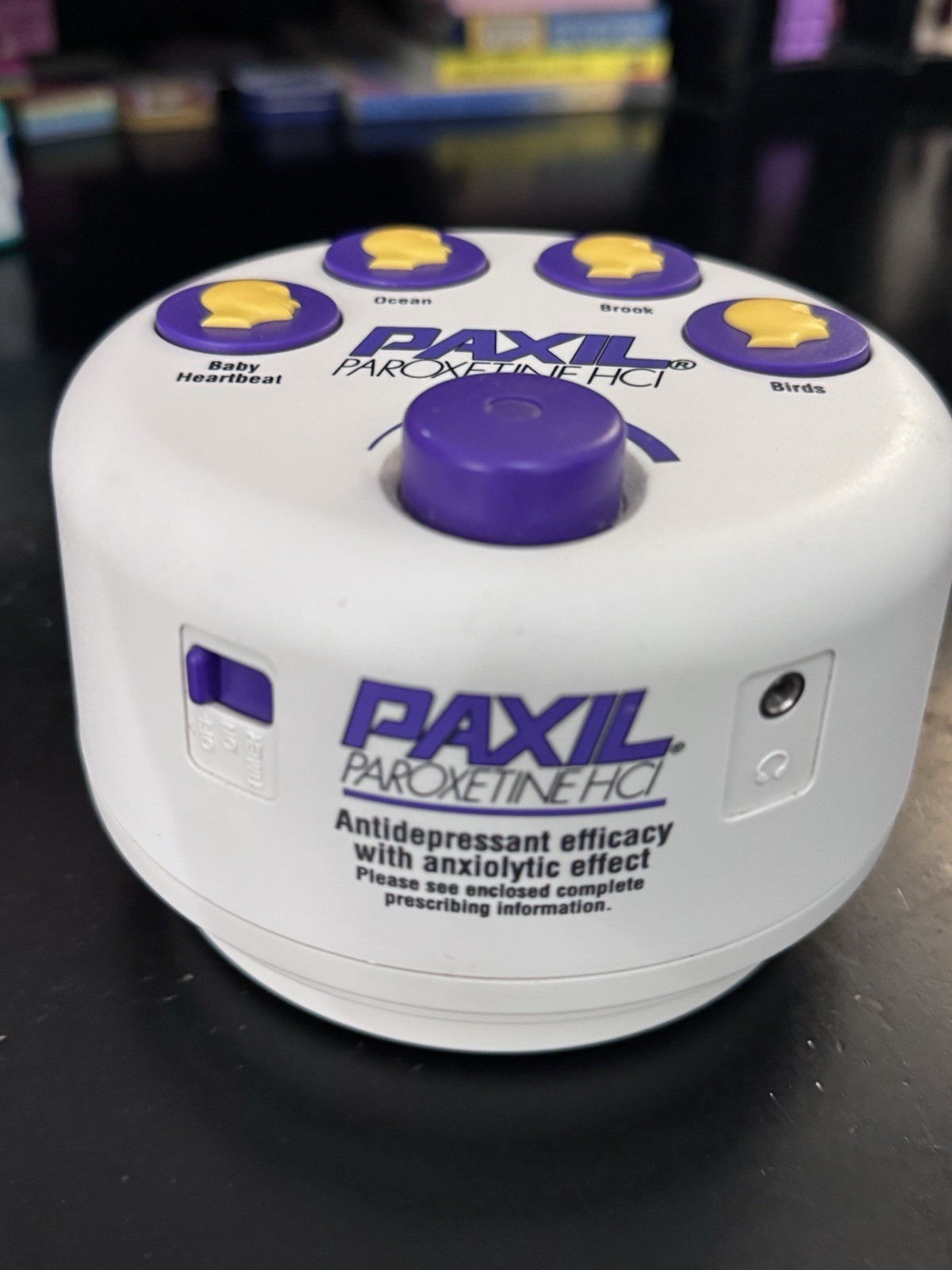 Pharmaceutical Rep Collectable Paxil White Noise Machine Vintage Rare