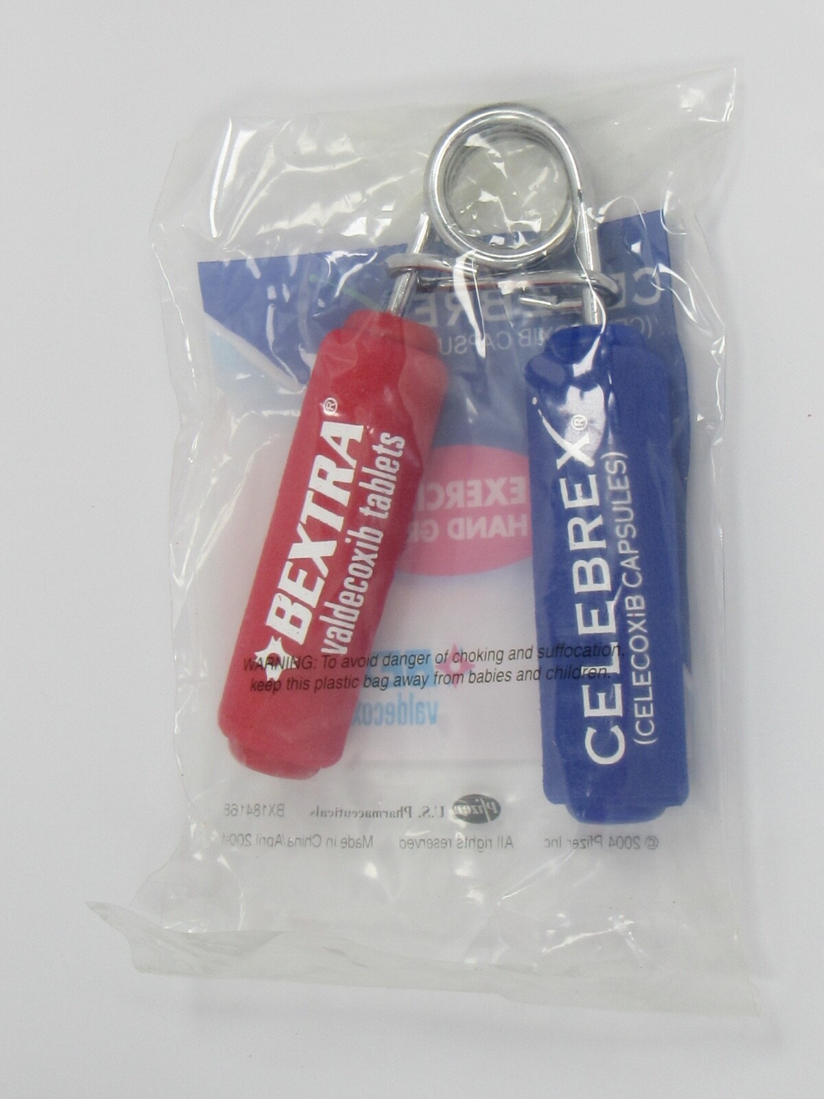 Bextra Celebrex Exercise Hand Grip Drug Rep Pharmaceutical Promo Advertising