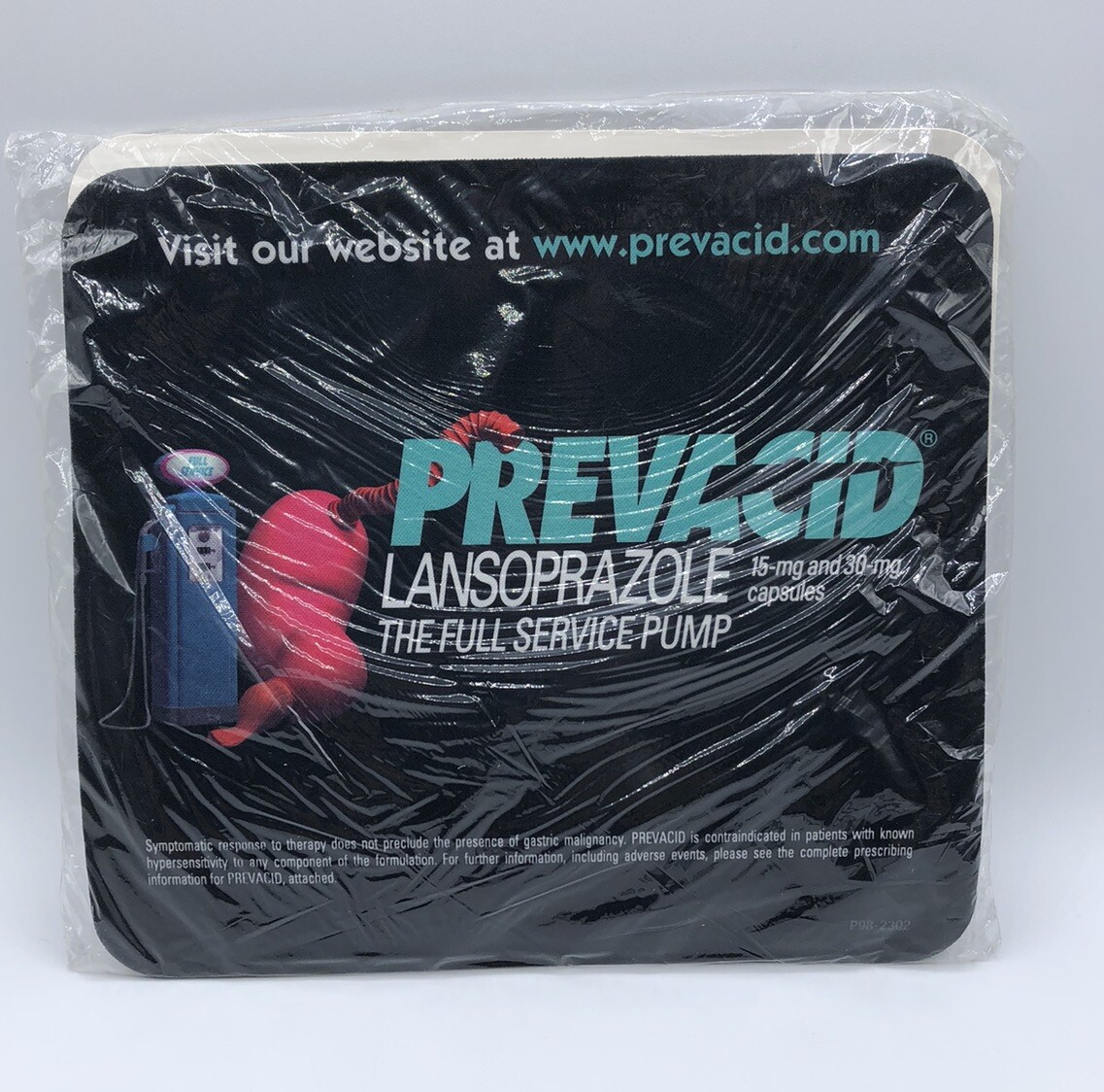 Prevacid Mousepad Promotional Advertising Drug Rep Promo VTG Y2K HTF New Sealed!