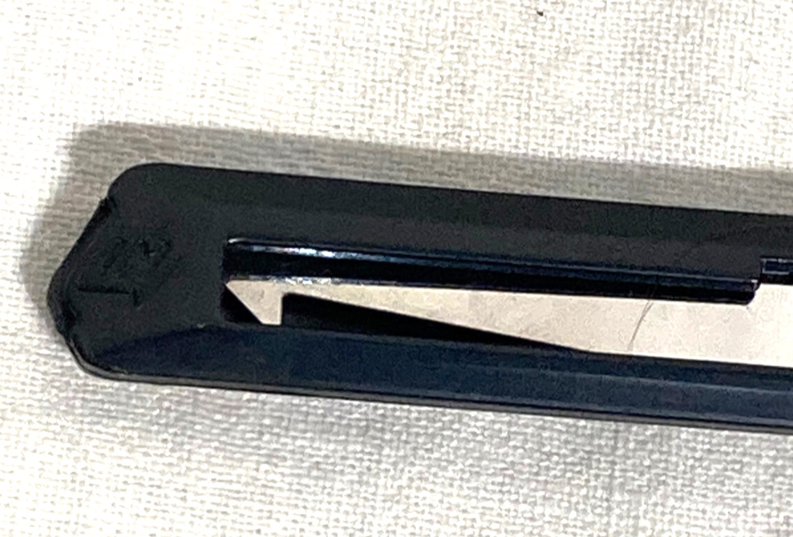Vntg Ceftin Advertising Pharmaceutical Plastic handle Metal Cotton remover Hook
