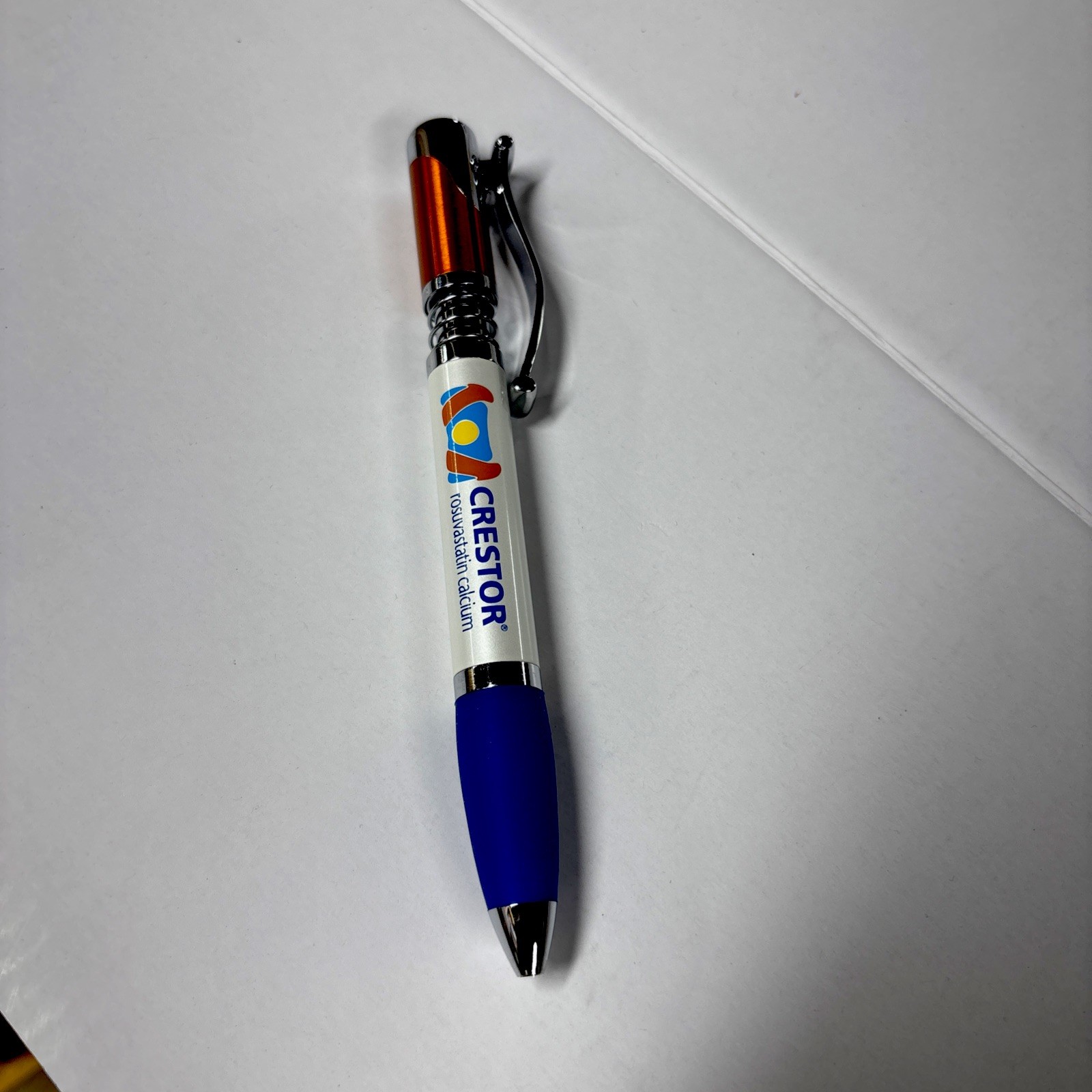Crestor Pharmaceutical Rep Collectible Heavy Metal Pen