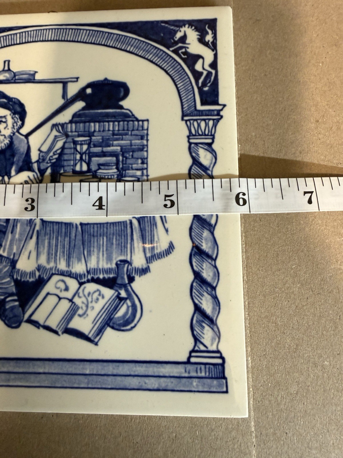 Burroughs Wellcome Delft Holland Pharmacy Tiles Set of 5 Ltd Edition 1986-91