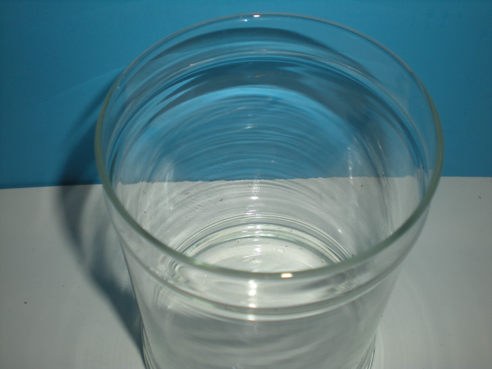 Vtg Apothecary Covered Jar Glass Candy Container w/ Lid
