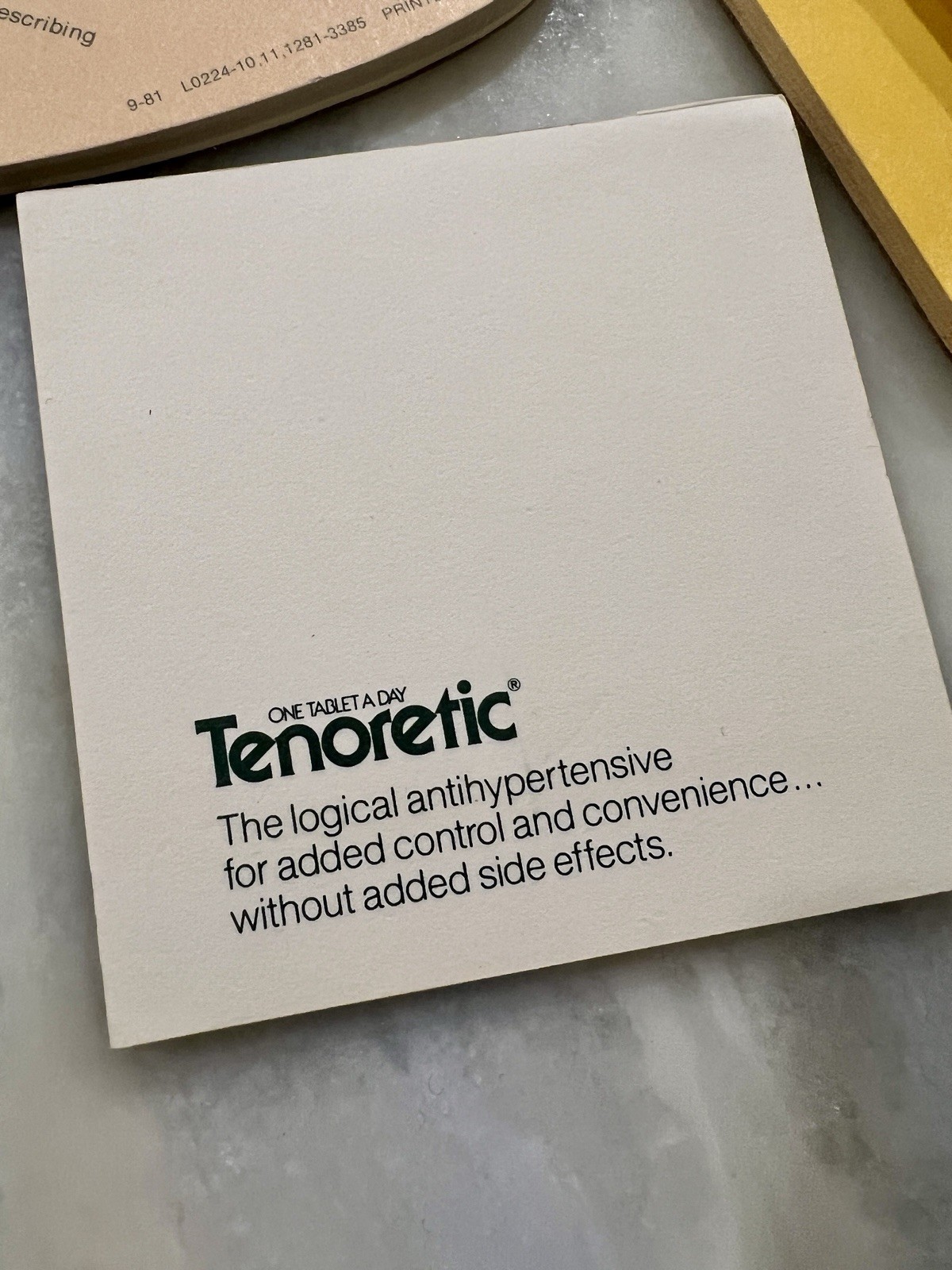 Vintage Pharmaceutical Drug Rep Notepads Lot | Medical Ephemera | Mid-Century Ad
