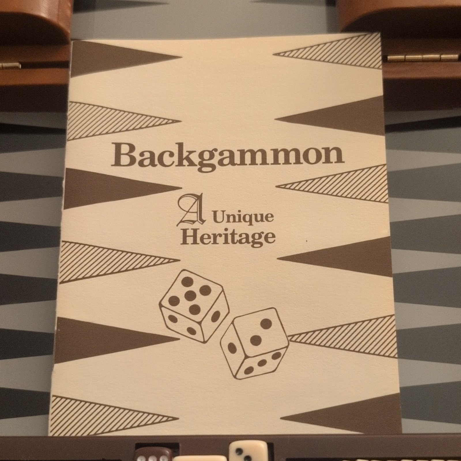 Rare Pharmaceutical Drug Rep Promotional Backgammon Set – Late 1970’s