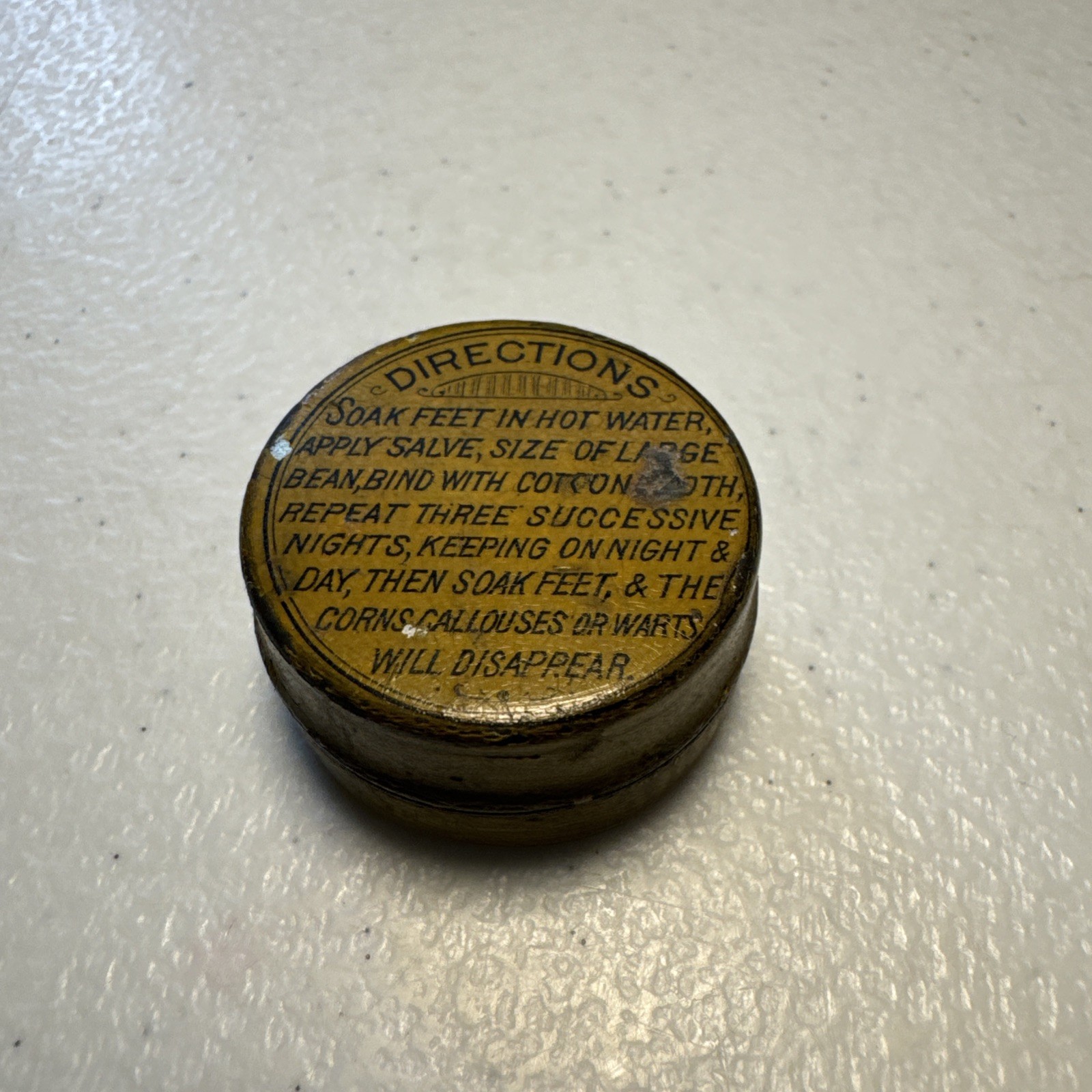 Vintage Drefs Arnica Corn Salve Chas. A. Drefs Buffalo, NY Small Medicine Tin