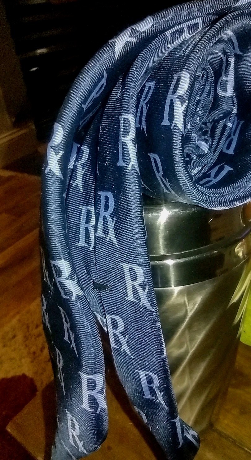 Seroquel Travel Coffee Mug & Pharmacist Neck Tie Pharmaceutical Advertising