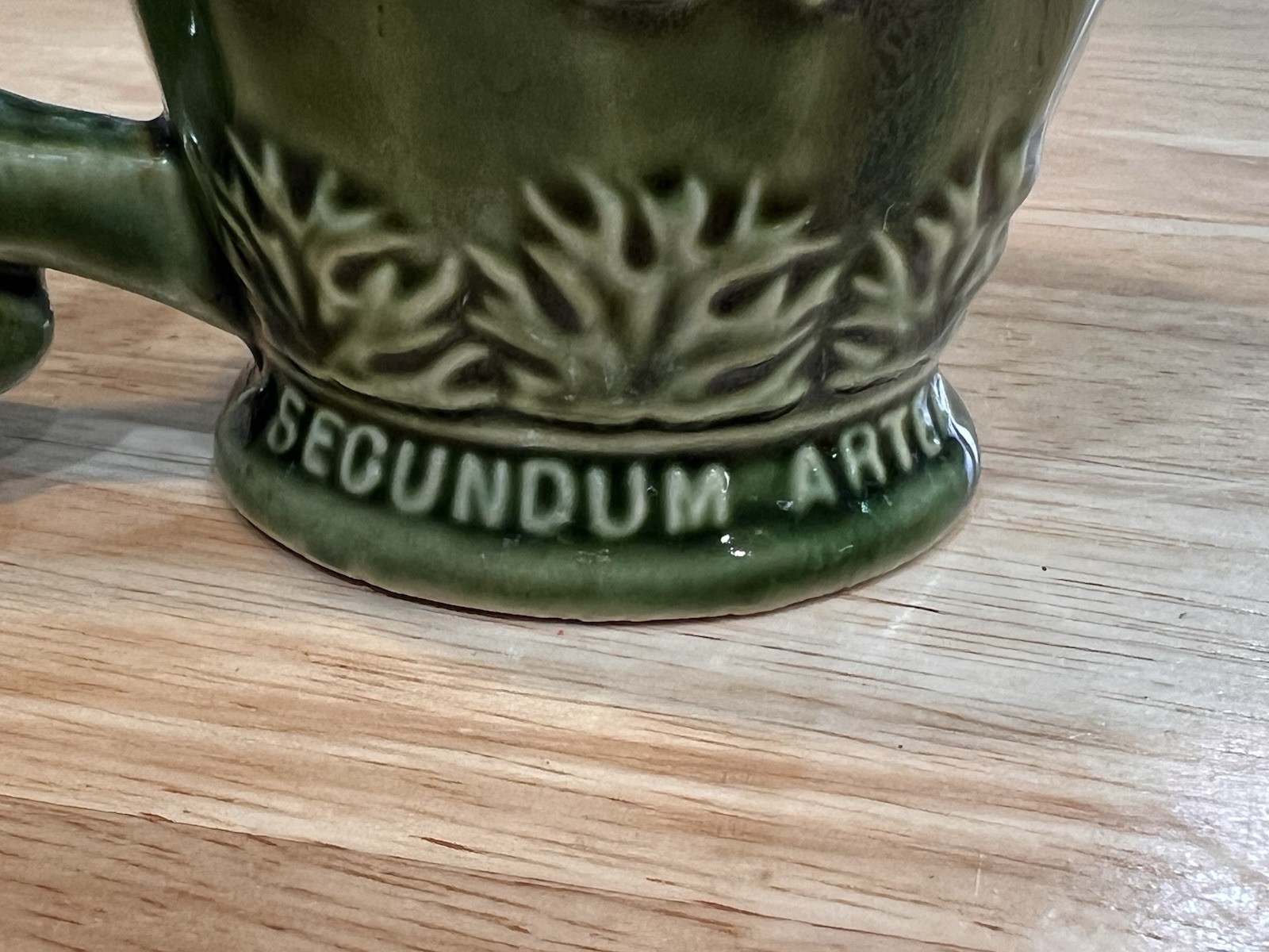 Schering Coricidin RX Pharmaceutical Promo Coffee Mug Green Galen 131-201 A.D.