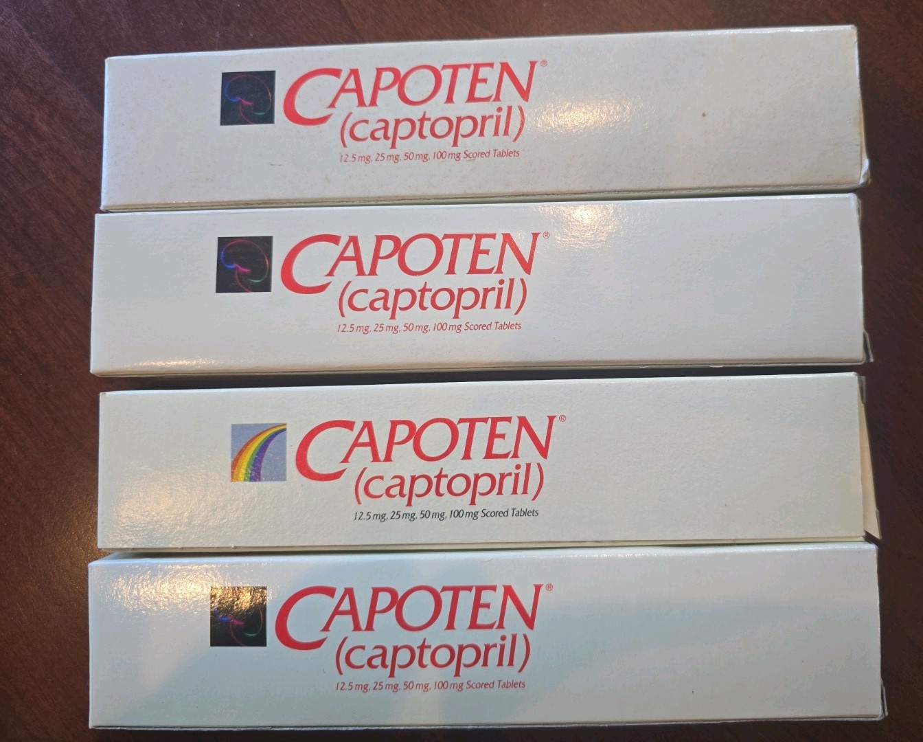 CAPOTEN Pencils NIB 4 Sets Pharmaceutical Drug Rep Promos Never Used