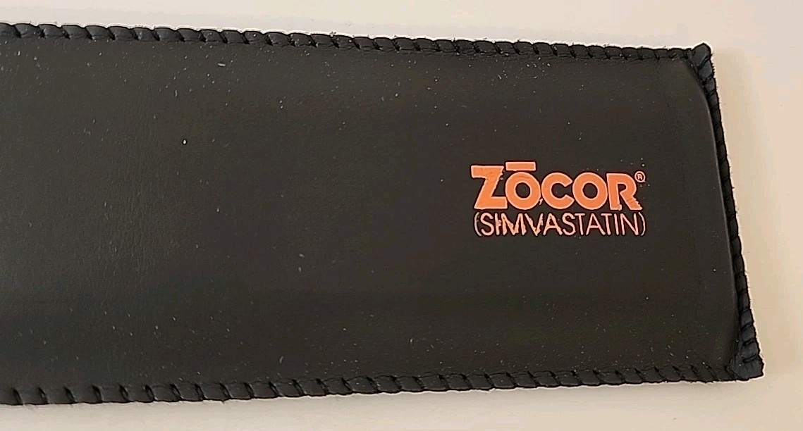 Zocor 12-in Ruler With Calculator Drug Rep Pharmaceutical Ad Promo RARE