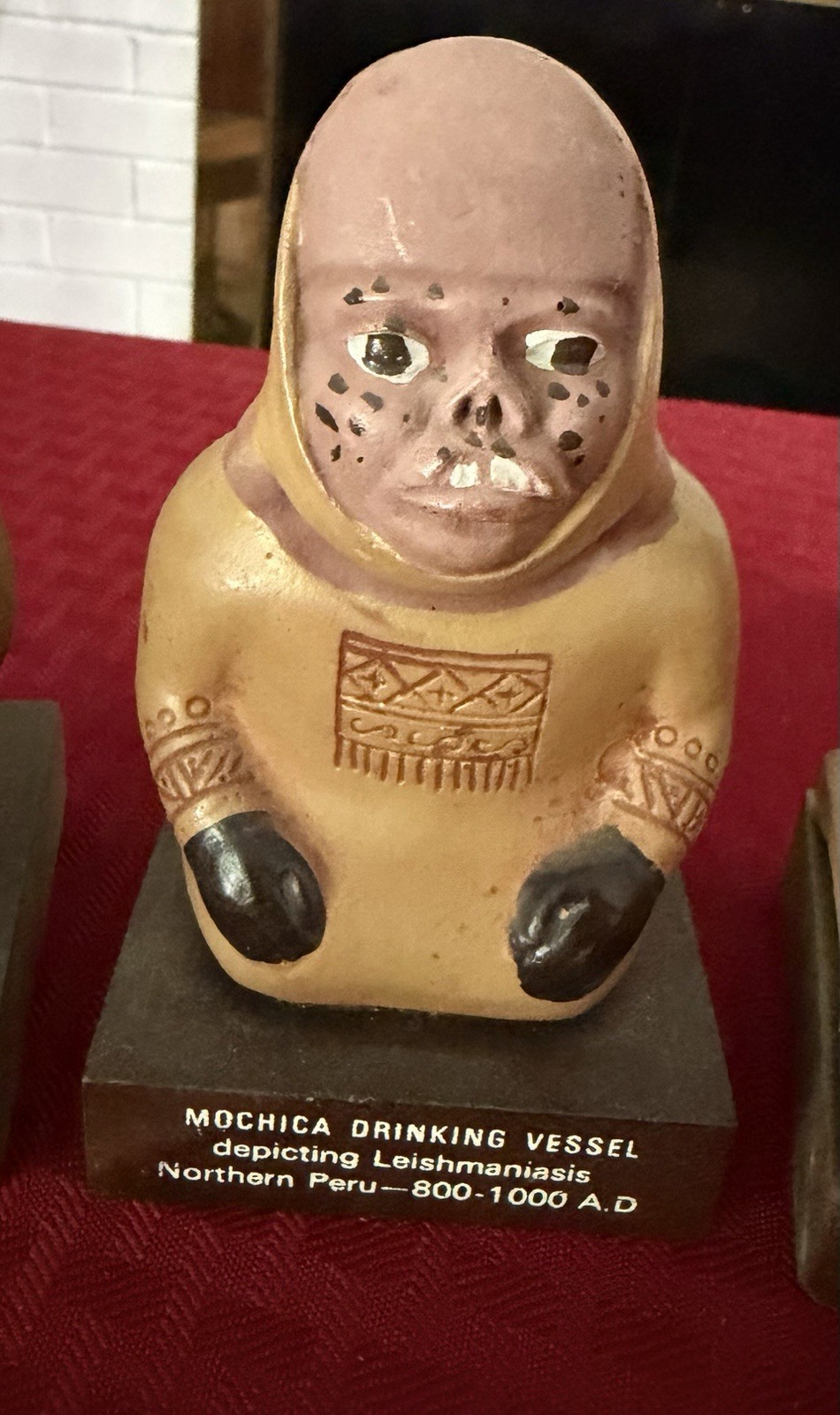 3 Vtg Maya Mochica Medicine Man Schering Pottery Pharma Cream Ad