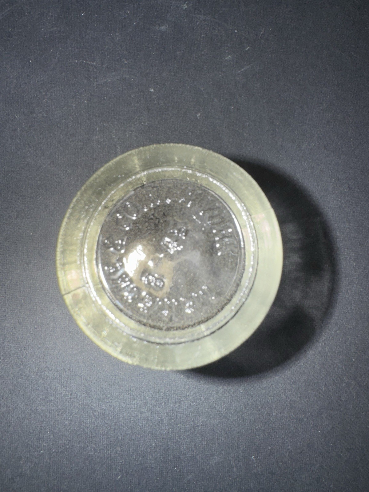 Vintage MEINECKE & CO NEW YORK Medicine Dose Glass Shot Glass, Embossed Clear
