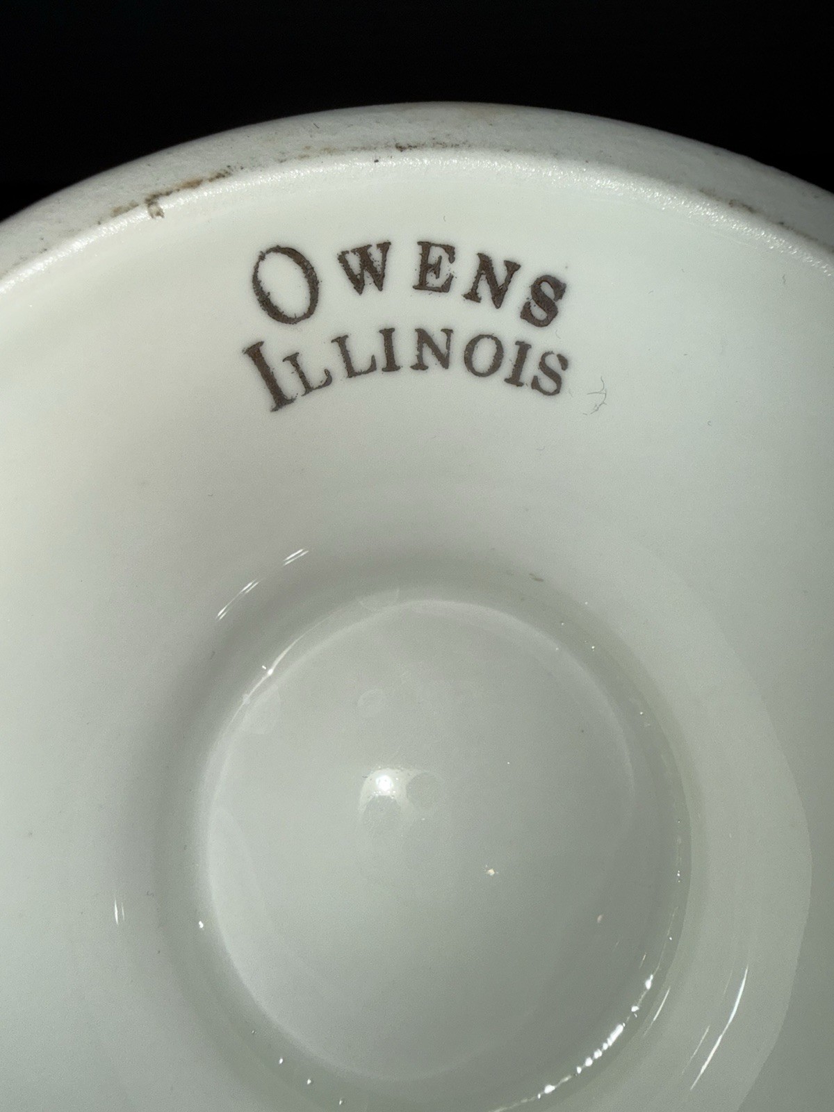 Vintage 1940’s Owens Illinois Stoneware RX Pharmacy Mortar No Pestle Vase