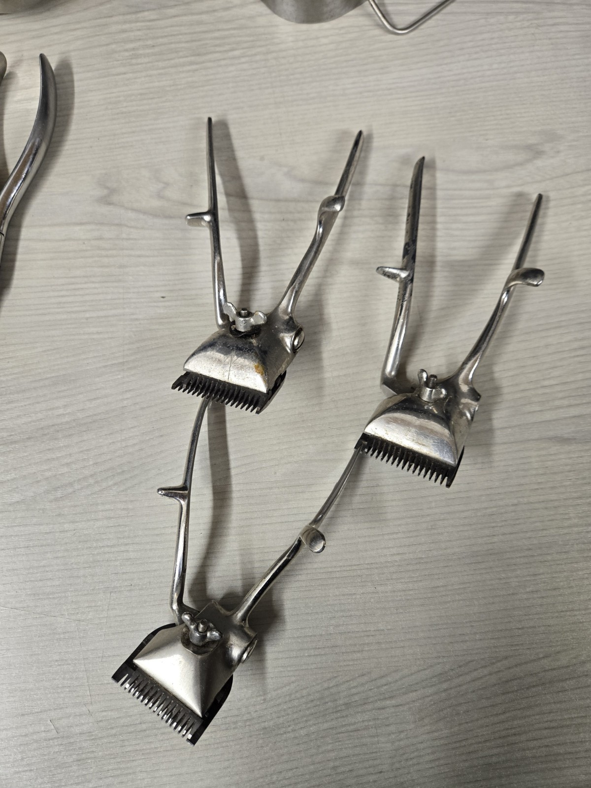 Vintage USSR Surgical Instruments Set w/ Sterilization Tray Soviet Medical Tool