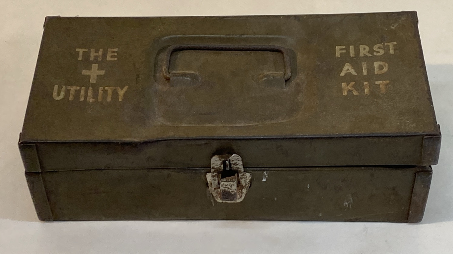 Vintage Medical First Aid Box Green Metal Anahist Acme Johnson Mercurochrome