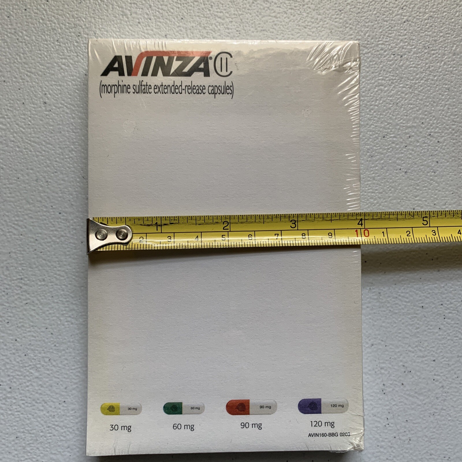 Avinza Capsule Pharmaceutical Rep Notepad Sealed 5 pack NEW Advertising