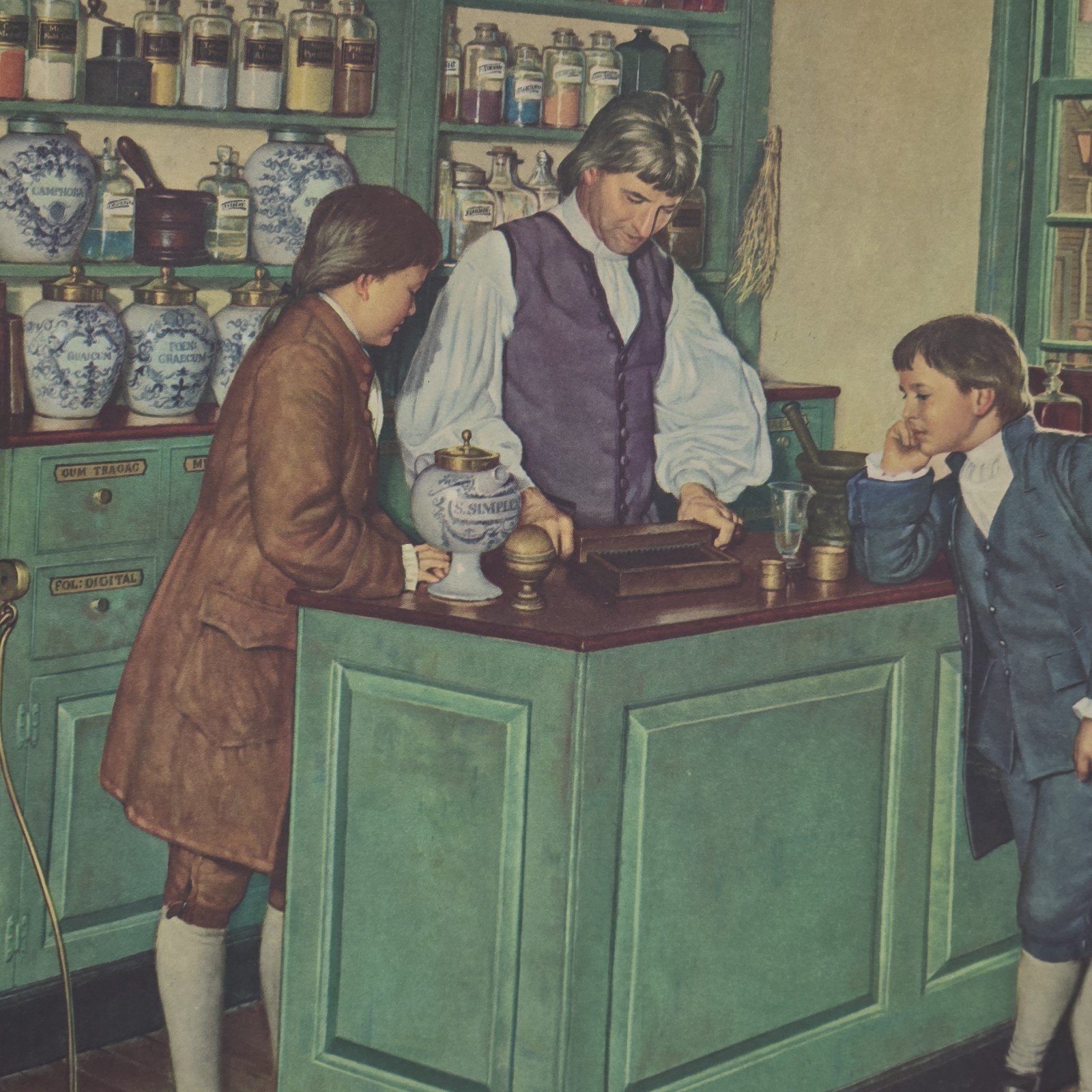 Set of FOUR – A HISTORY OF PHARMACY IN PICTURES by Parke, Davis & Co.
