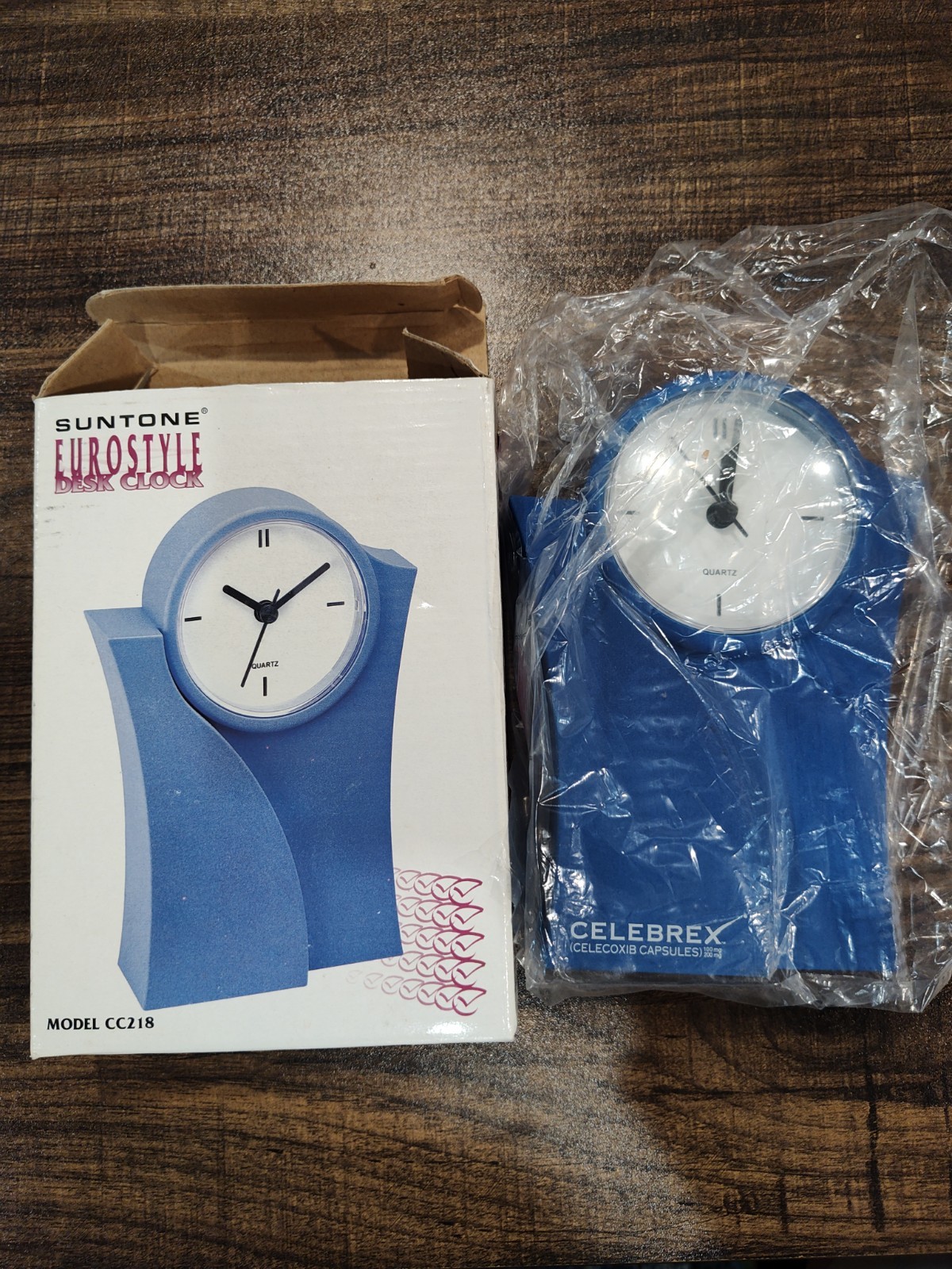 Vintage Pharmaceutical Promotion Celebrex ’90s Desk Clock 1998