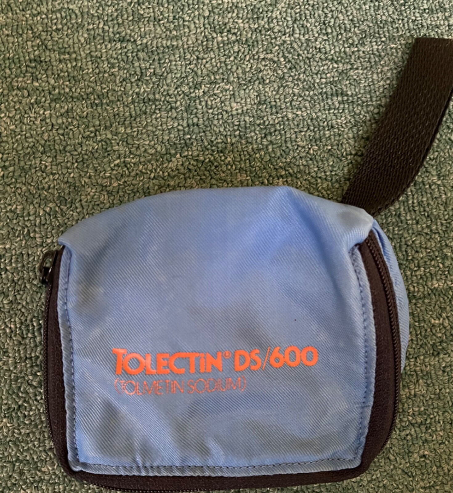 pharmaceutical drug rep tote & laptop carry bag & leather id tags