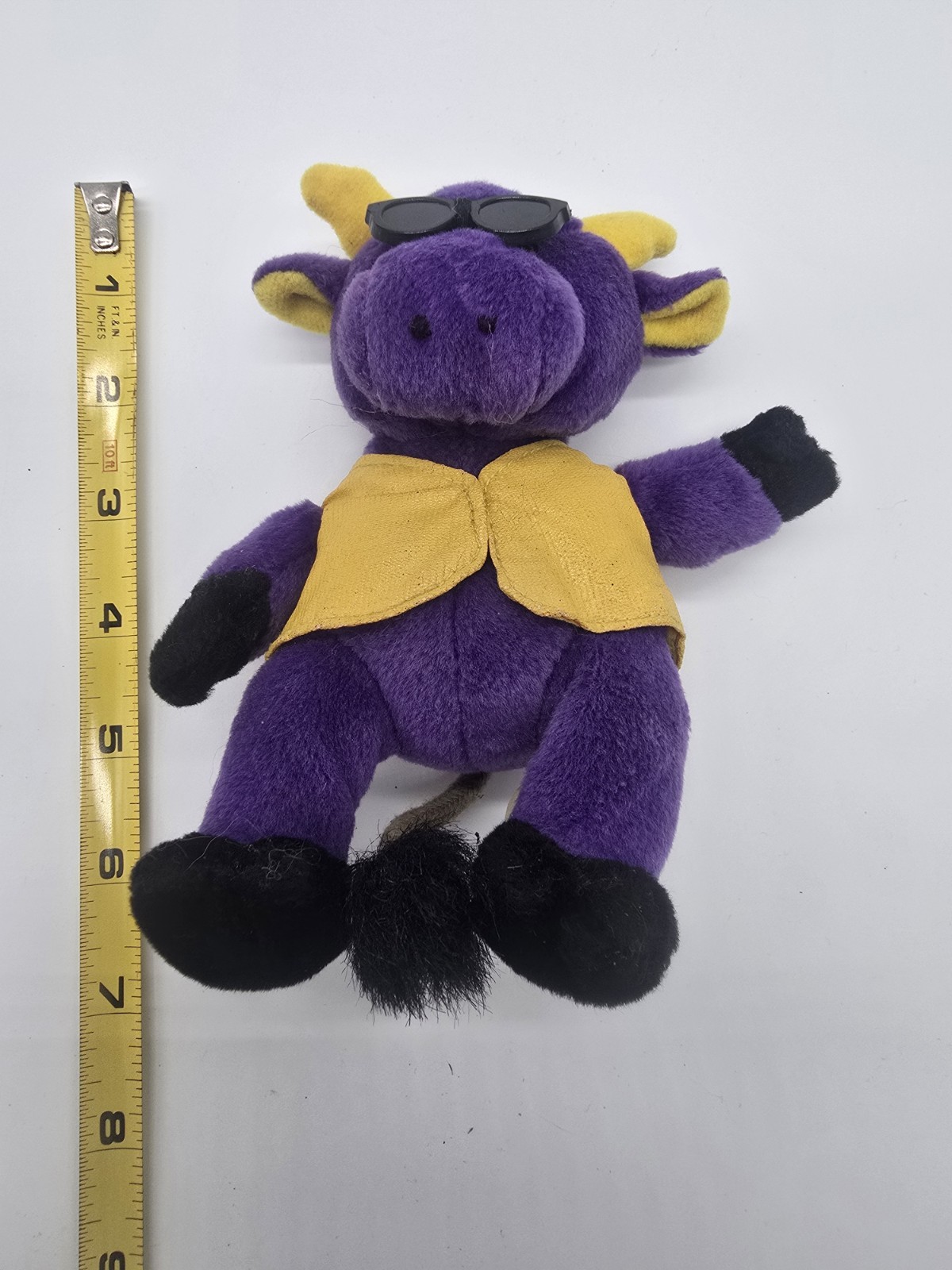Arthrotec Pfizer Bull Purple Bean Bag Toy Drug Rep Pharma Promo Advertising Vtg