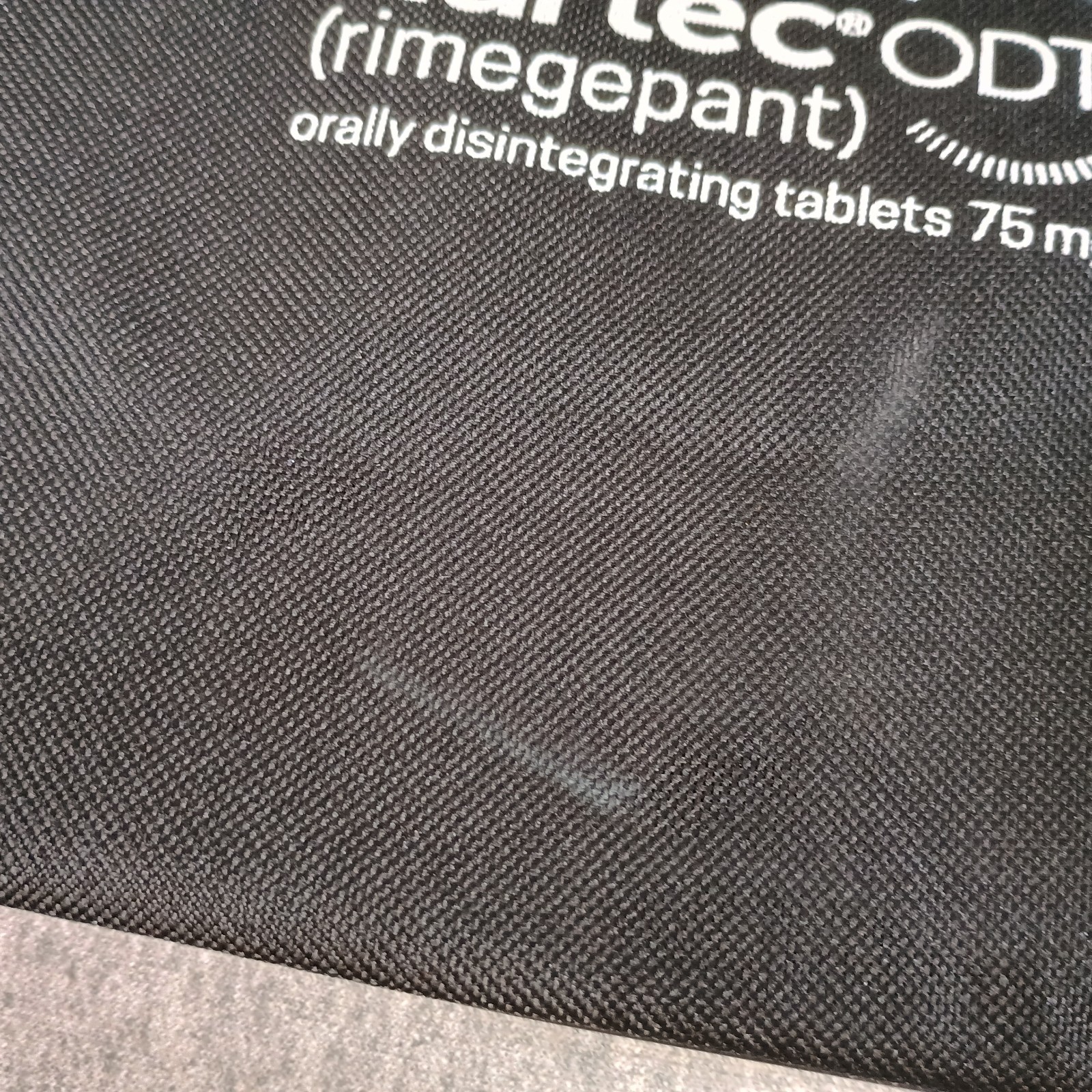Nurtec ODT Drug Rep Advertising Purple Tote Bag Pharmaceuticals Pharma