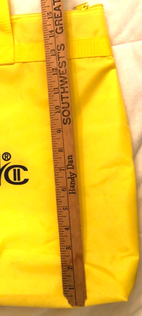 Vtg Actiq Fentanyl Zipper Tote Bag Pharmaceutical Drug Rep Promo Merch Rare HTF