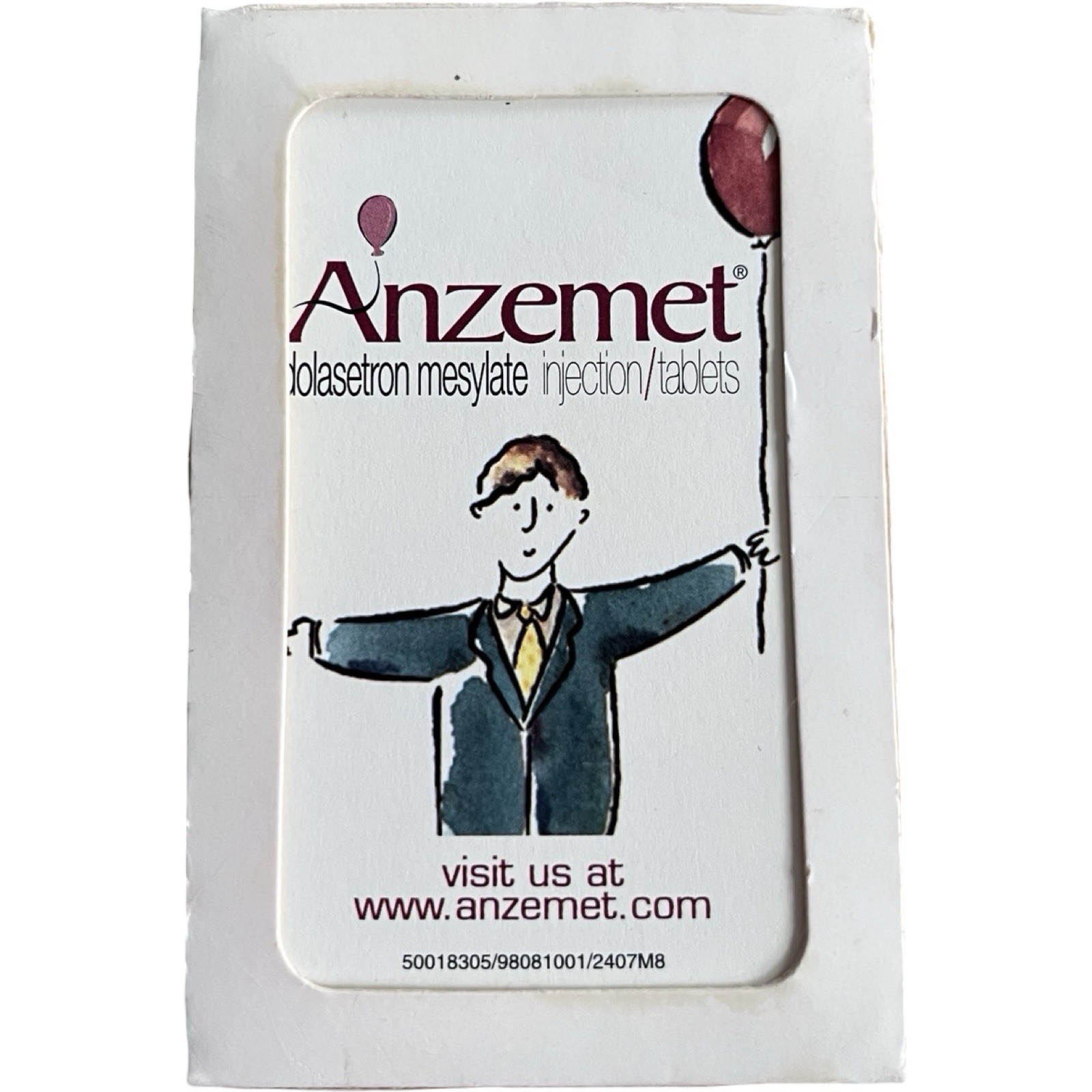 Discontinued Pharmaceutical Memorabilia Anzemet Playing Cards Advertising