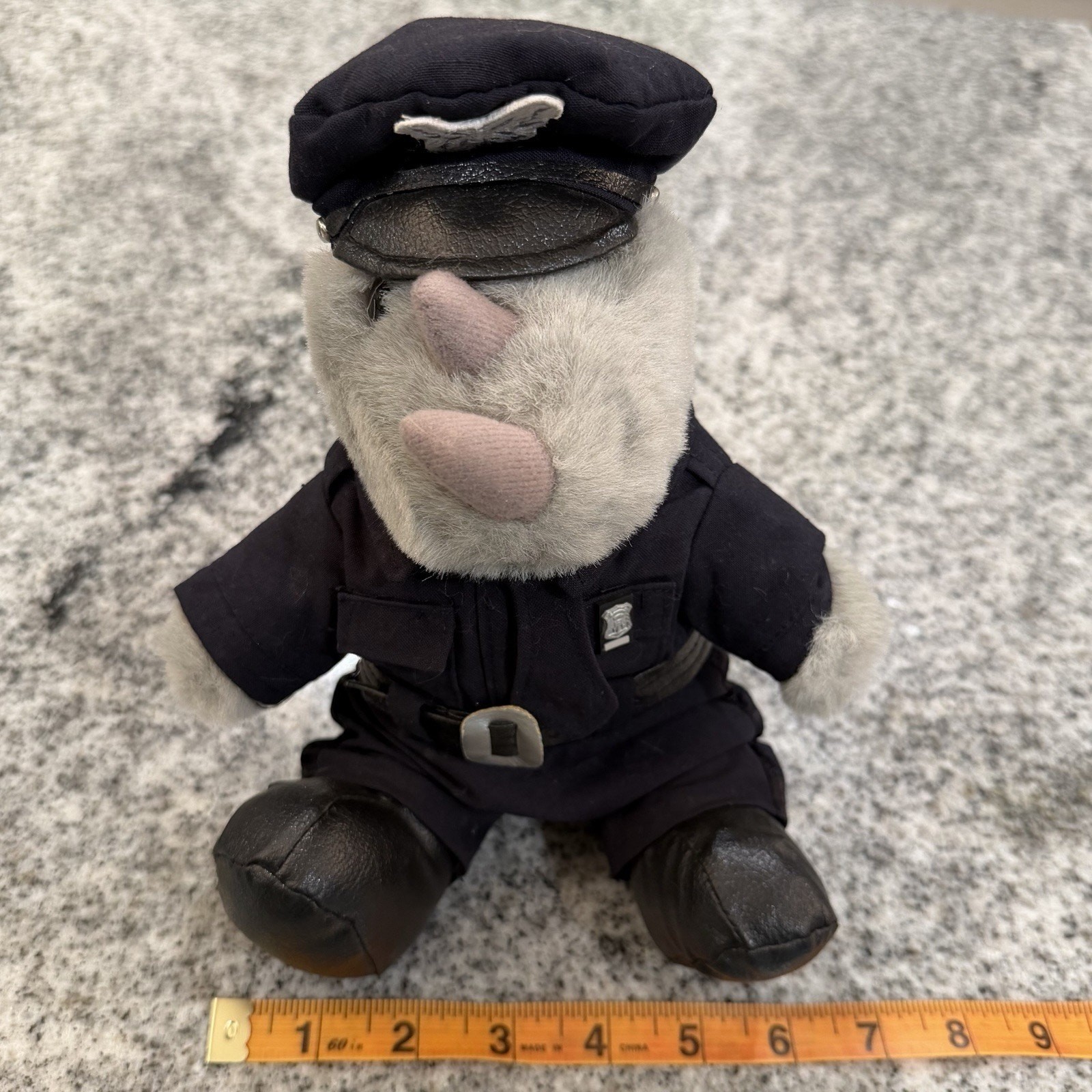 Pharmaceutical Advertisement/Promo LOT-Rhinocort Aqua-Fire Biker Police Plush