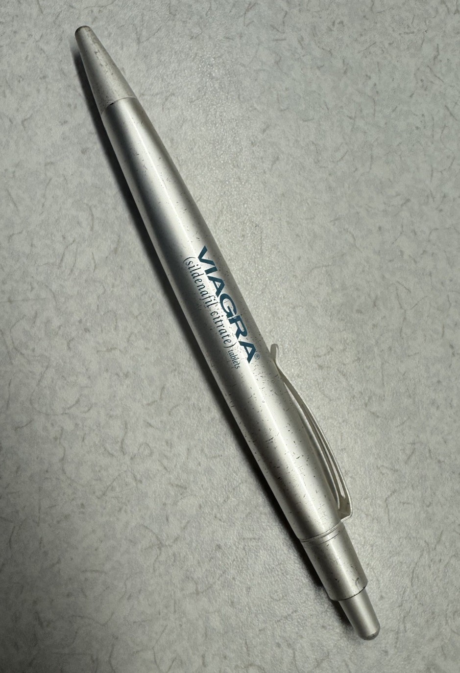 VIAGRA PENS Lot of 2 Metal Ball Point & Plastic Pharmaceutical Promo – Lot of 2