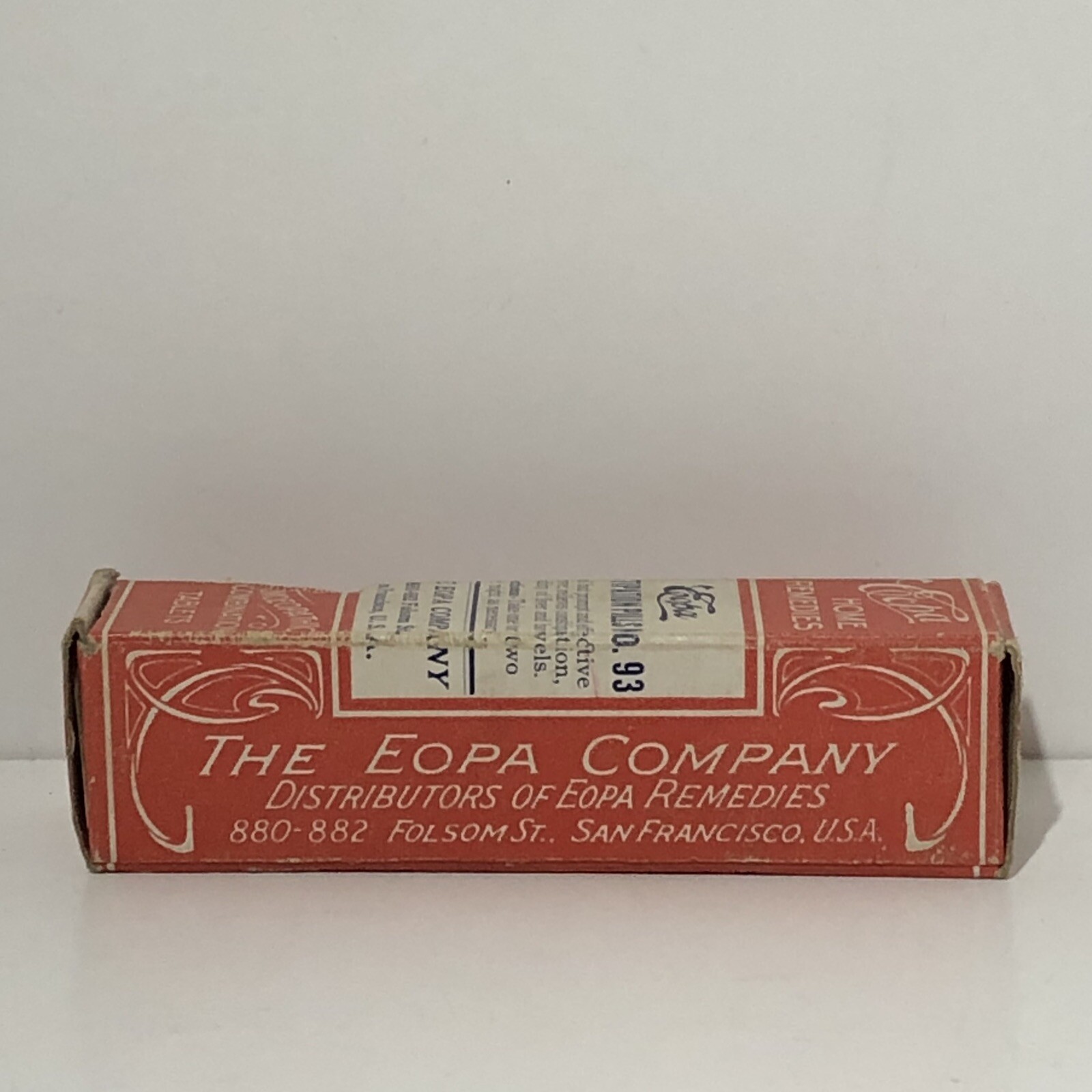 VINTAGE CONSTIPATION TABLETS QUACK MEDICINE BOTTLE ANTIQUE PHARMACY SEALED RARE