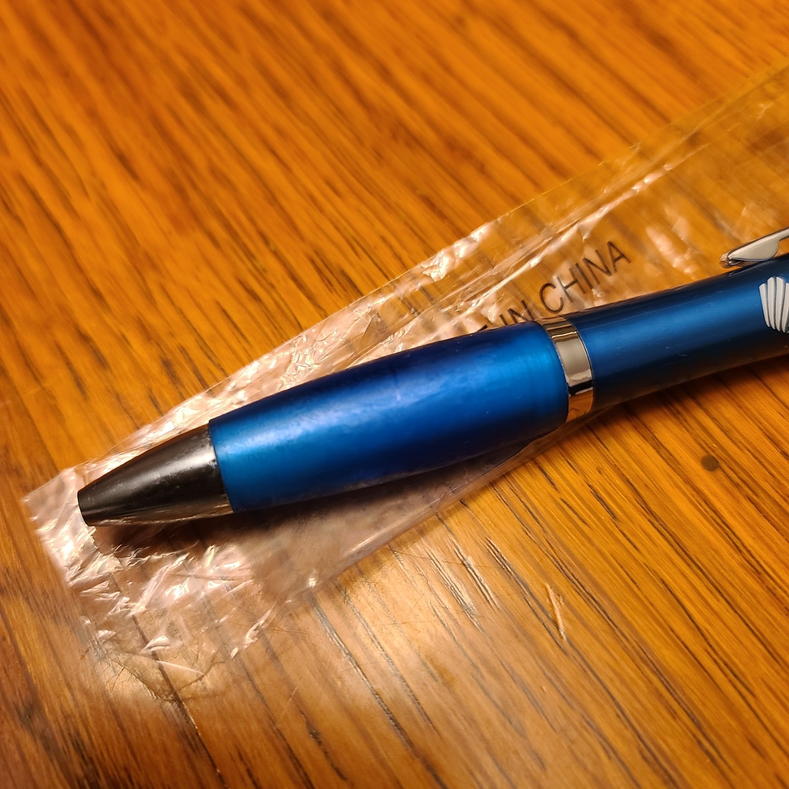 Cymbalta Pharmaceutical Drug Rep Pen Promo Dry No Ink All Blue Sticky Grip