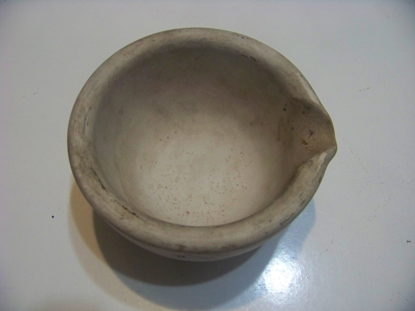 Vintage #2 Coors mortar pharmaceutical mortar with spout lab medicine doctors