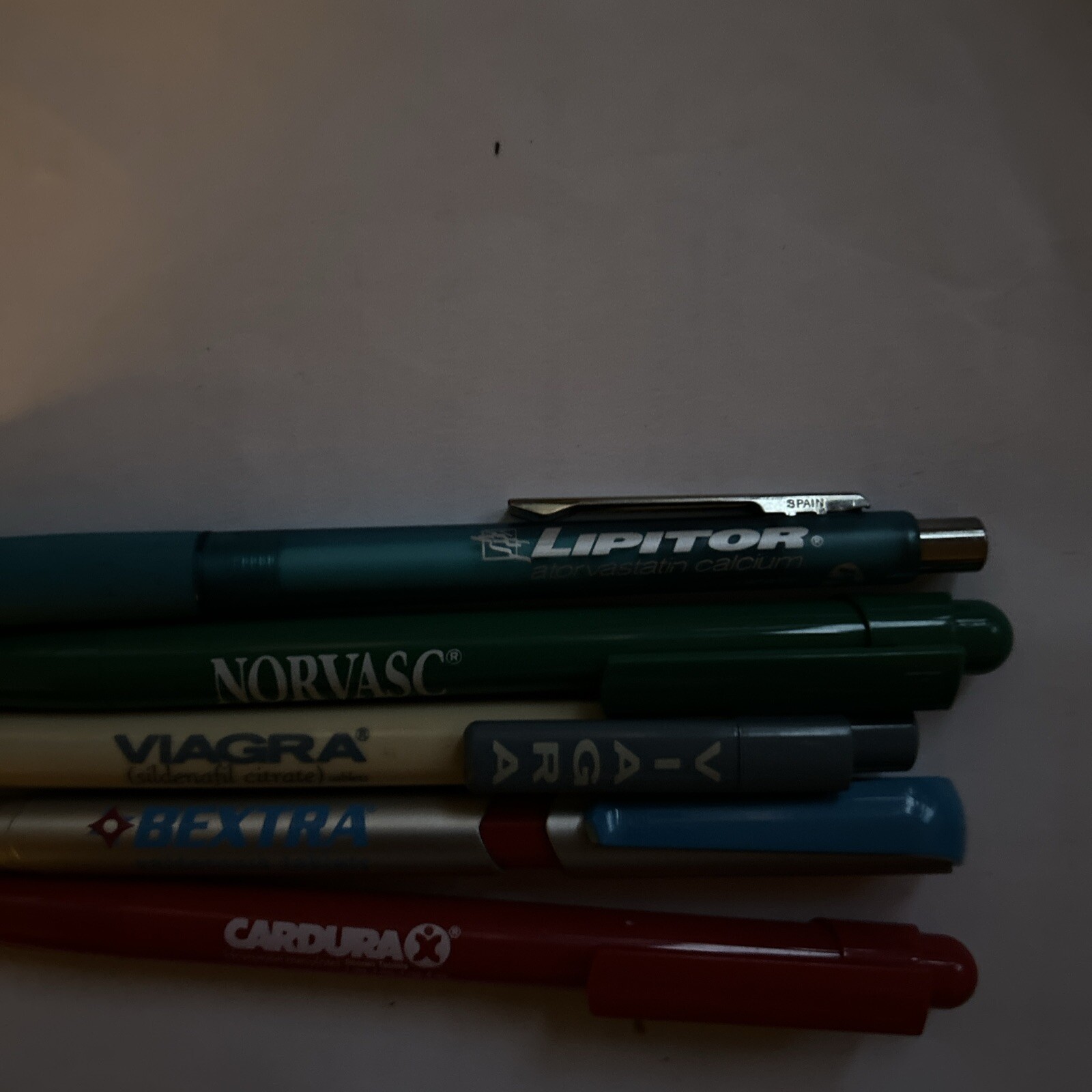 5 Pens. Viagra, Bextra, Norvasc, Cardura, Lipitor REP. Pharmaceutical. Pfizer